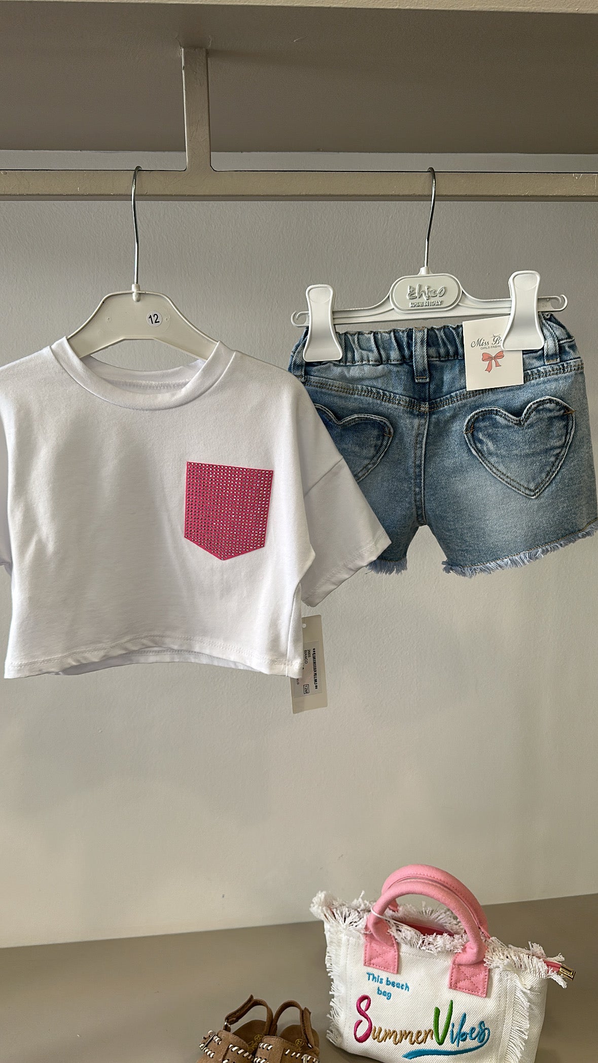 T-shirt TASCHINO BRILLO 12-36M - BIANCO