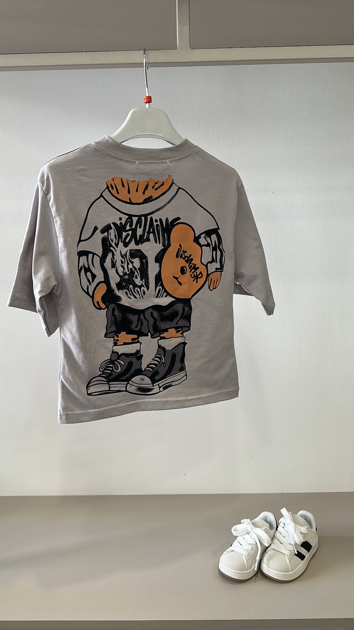 T-shirt DISCLA 4-14A - GRIGIO