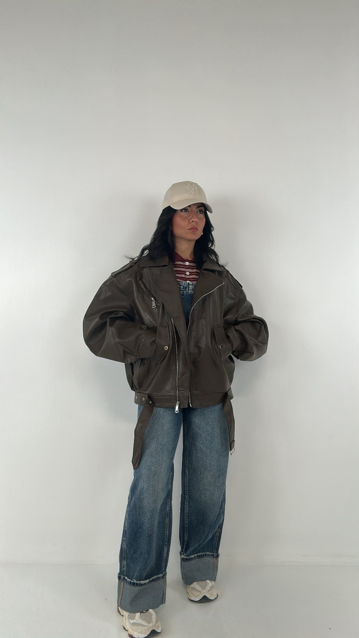 Chiodo OVER TOP QUALITY - MARRONE