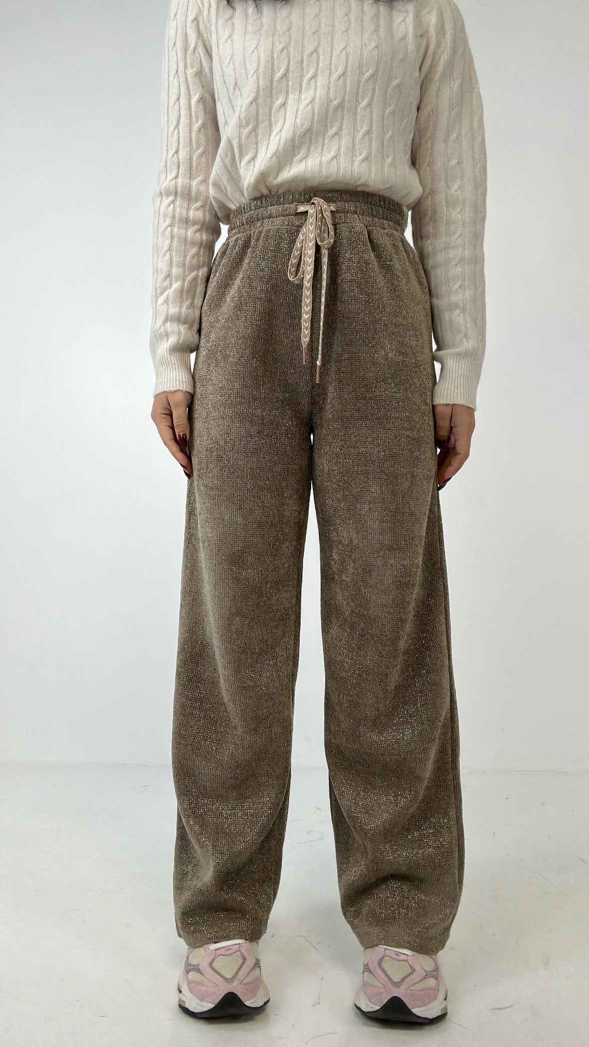 Pantalone VELLUTO LUX - KHAKI