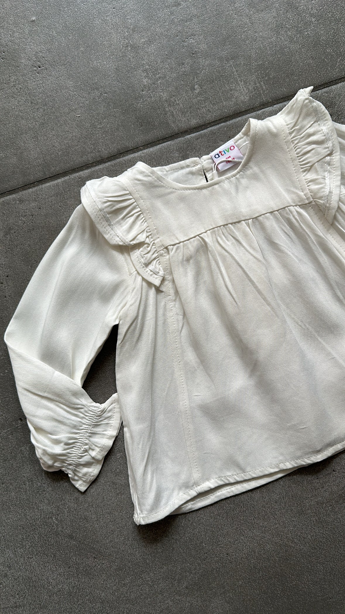 Camicia VOLANT 6-36M - BIANCO