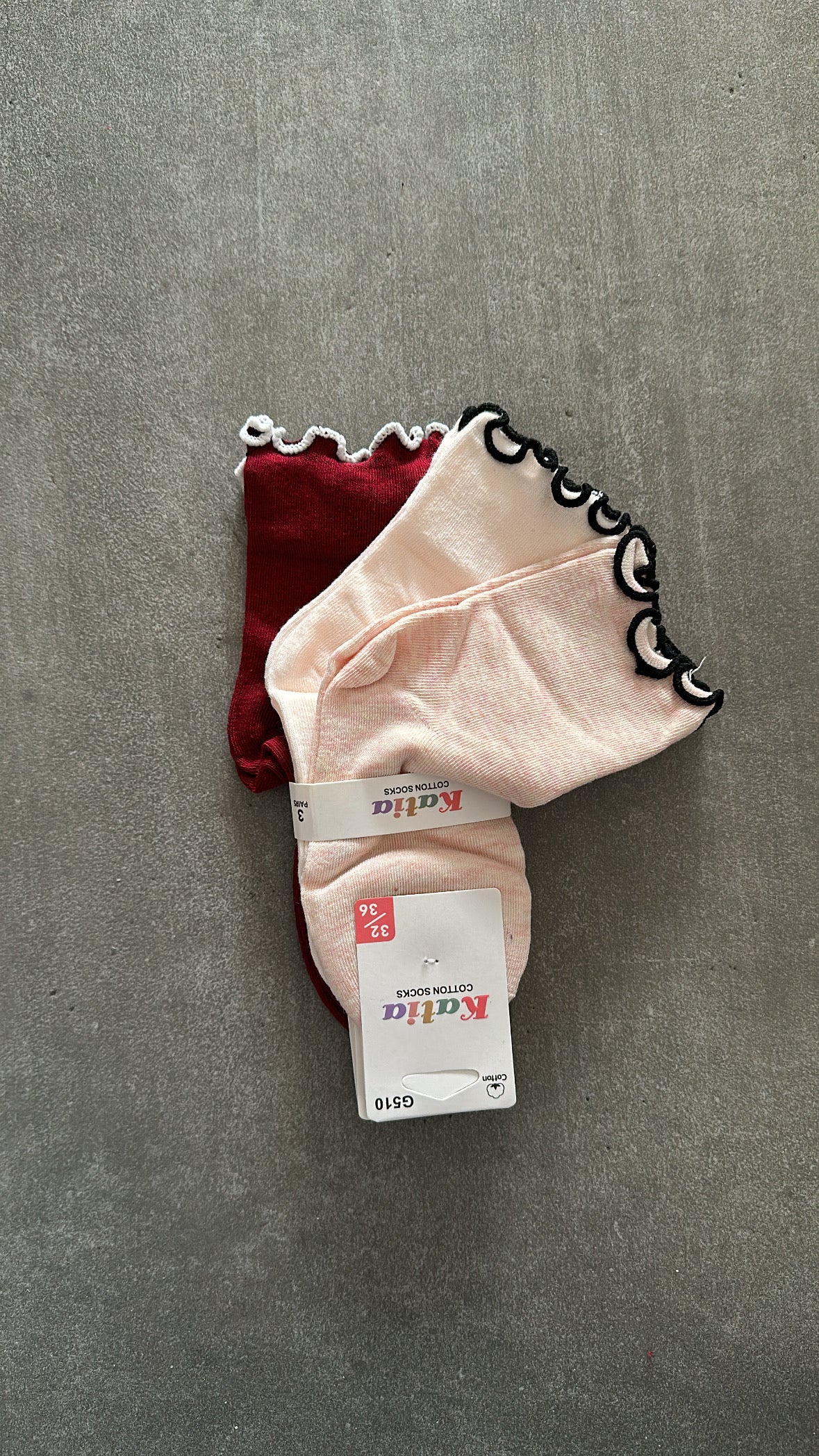 Tris CALZINO RICCETTO - ROSA CIPRIA