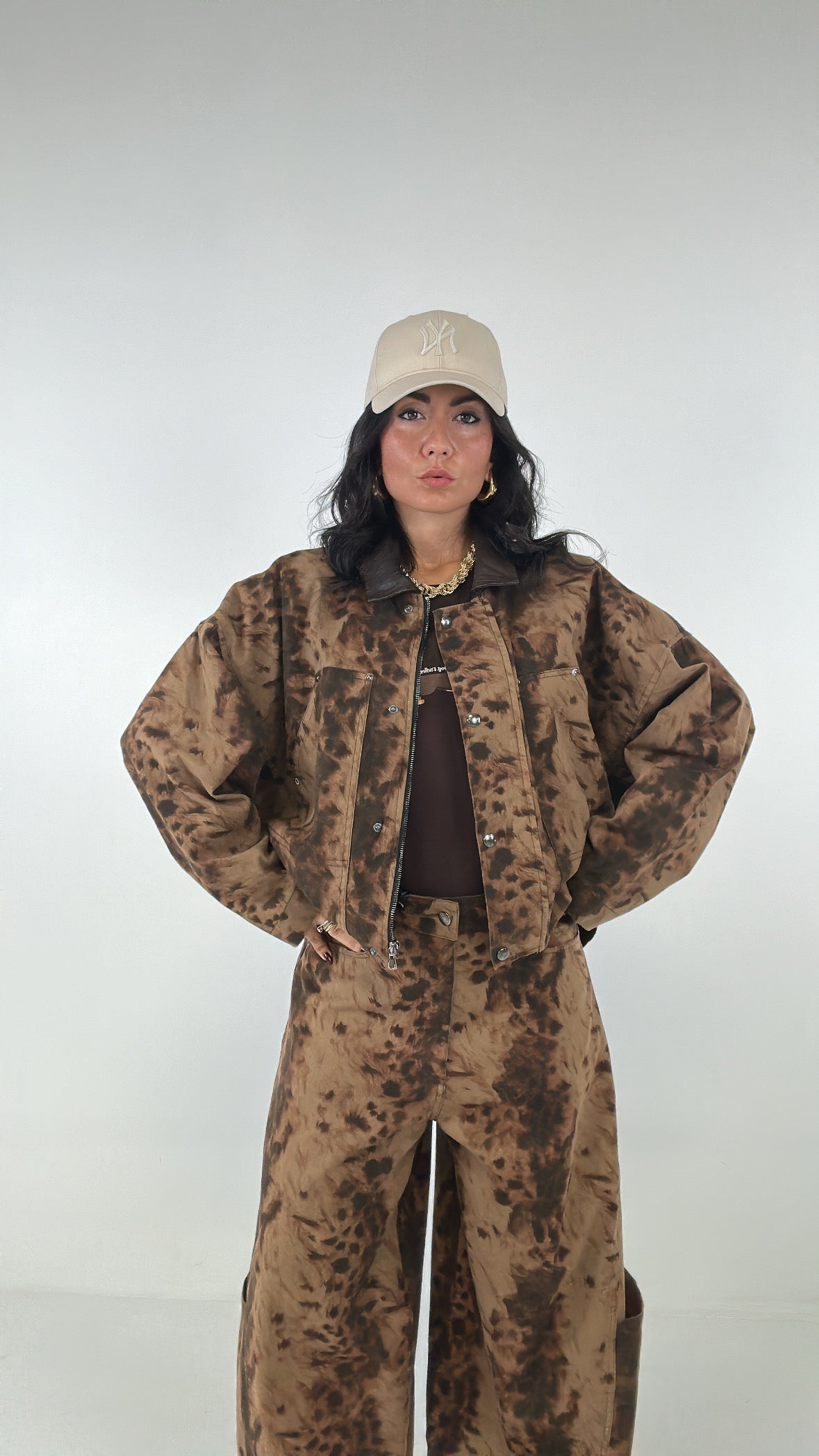 Giubbino LUMINA TIGER - MARRONE