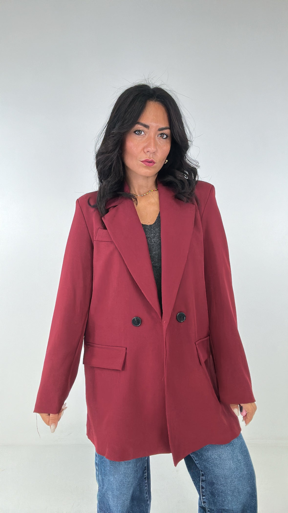 Giacca DOPPIO PETTO TIME - BORDEAUX