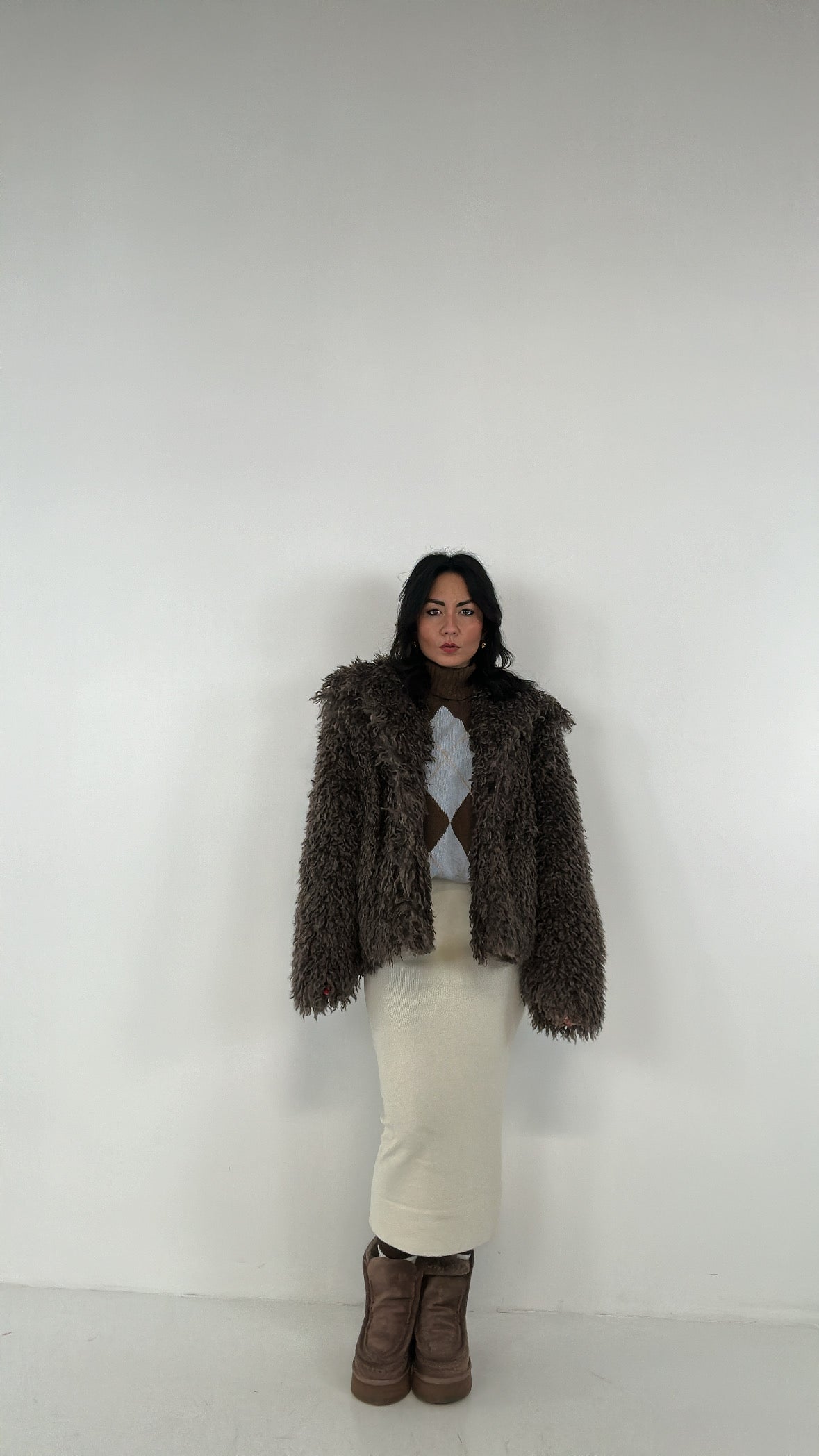 Ecopelliccia RICCIA - MARRONE