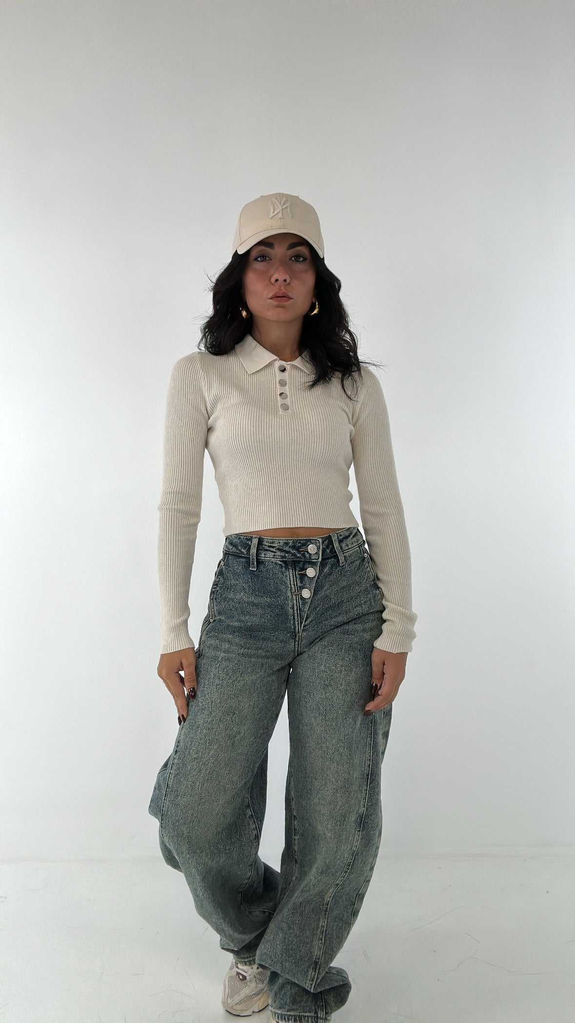 Jeans BALLOON BOTTONCINI - JEANS