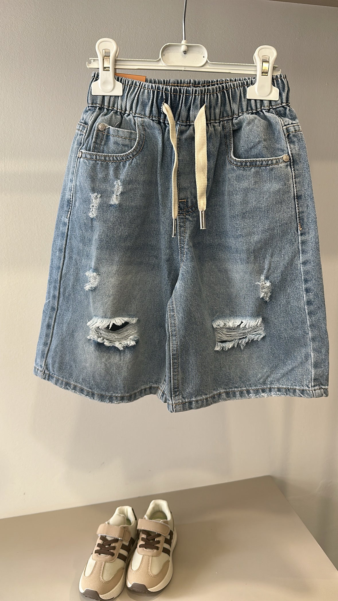 Bermuda STRAPPO 4-12A - JEANS