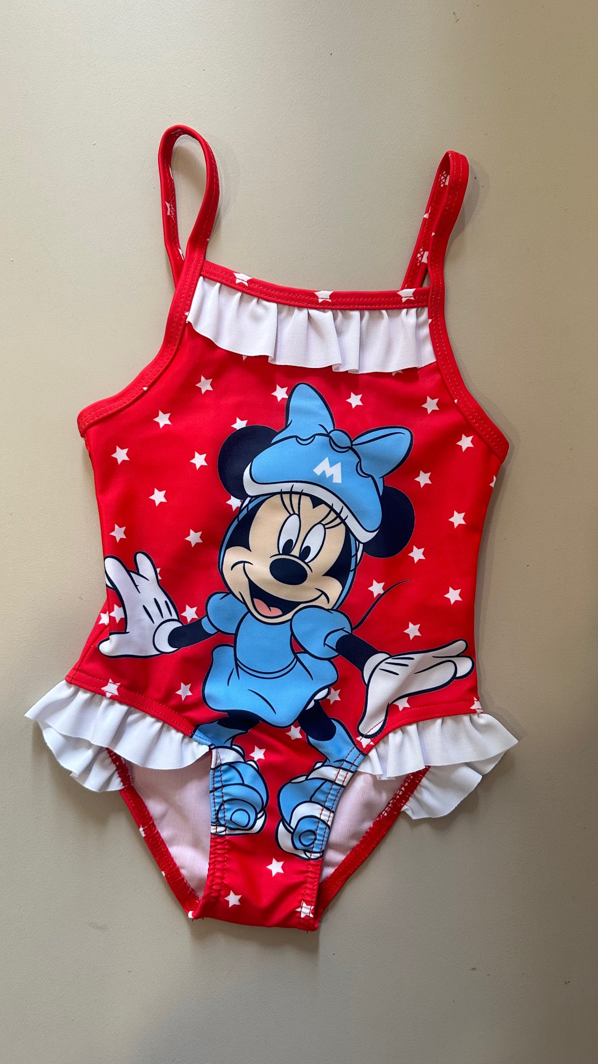 Costume DA BAGNO MINNIE 12-36M - ROSSO