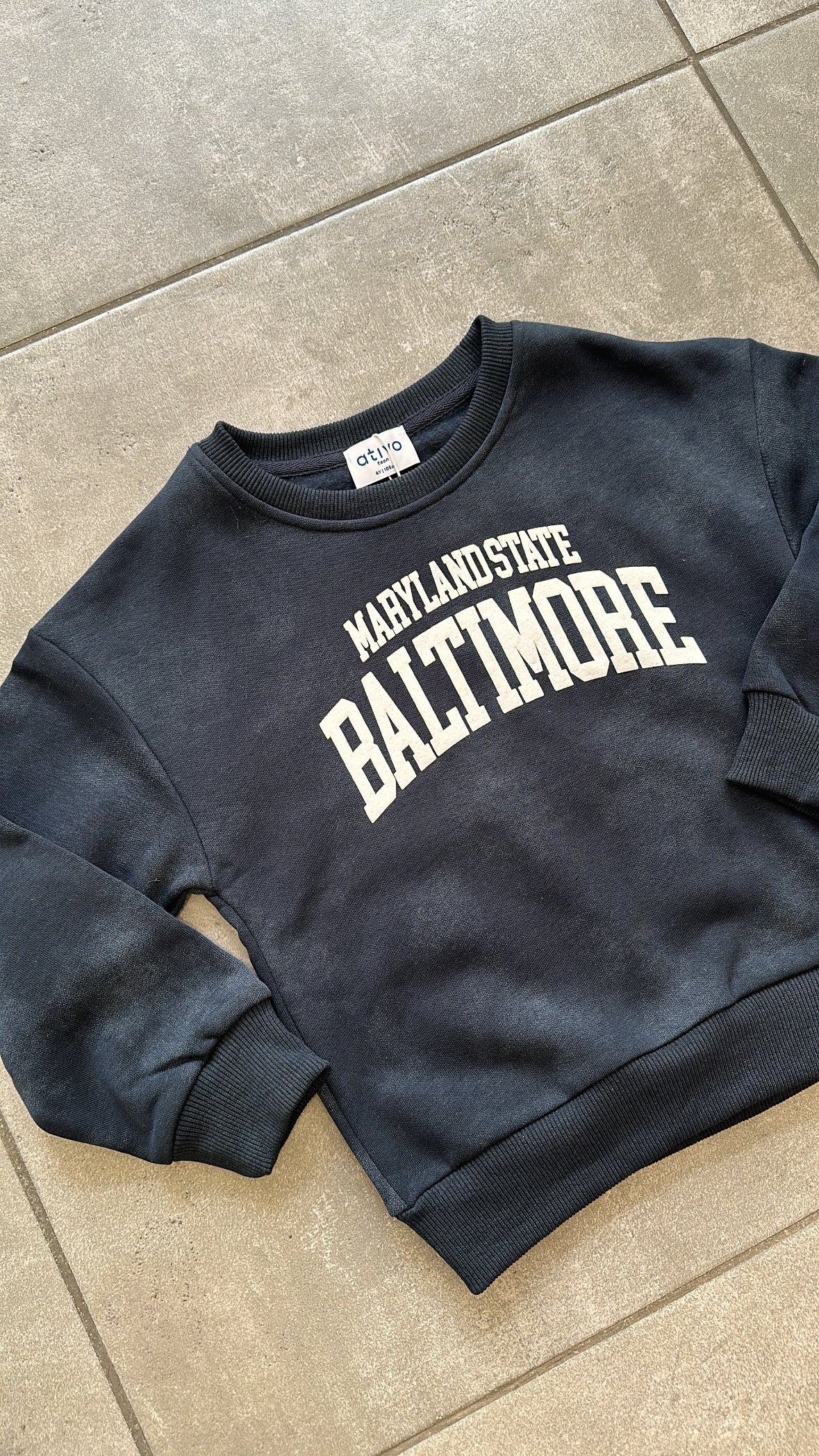 Felpa BALTIMORE 4-16A - BLU SCURO