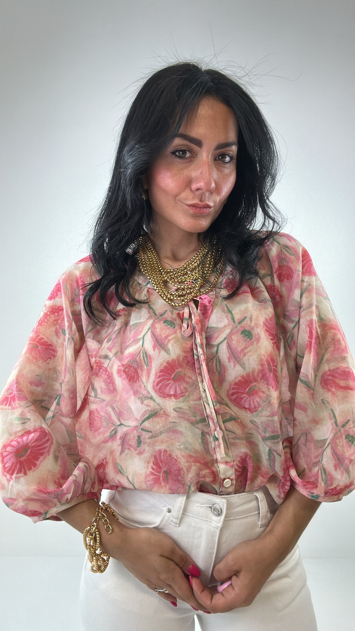 Camicia FIORELLA - ROSA
