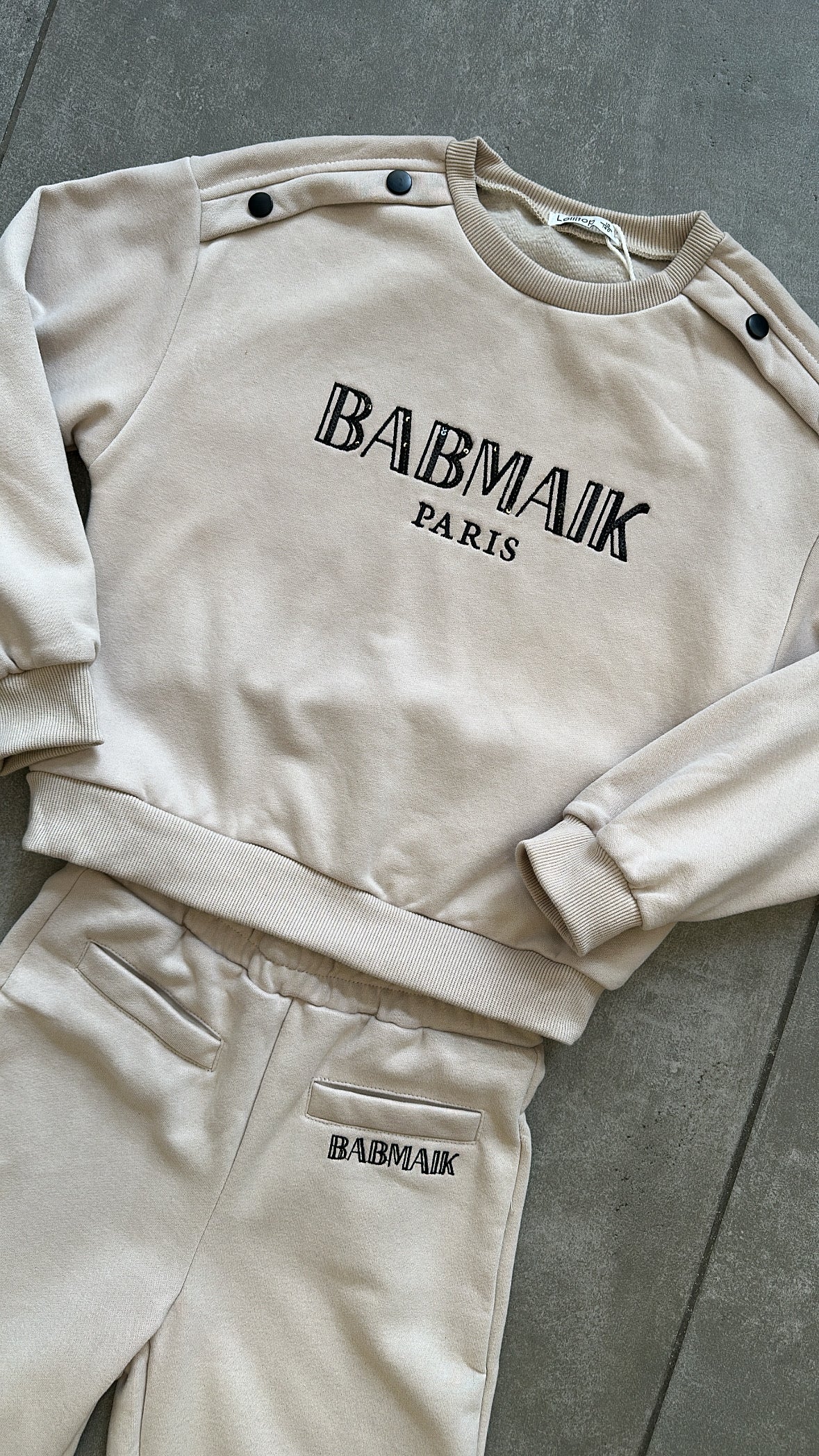 Tuta BABMAIK 4-12A - BEIGE