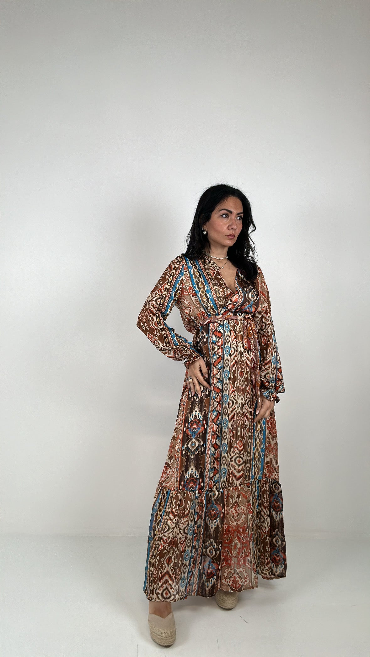 Vestito ETNIS - MARRONE