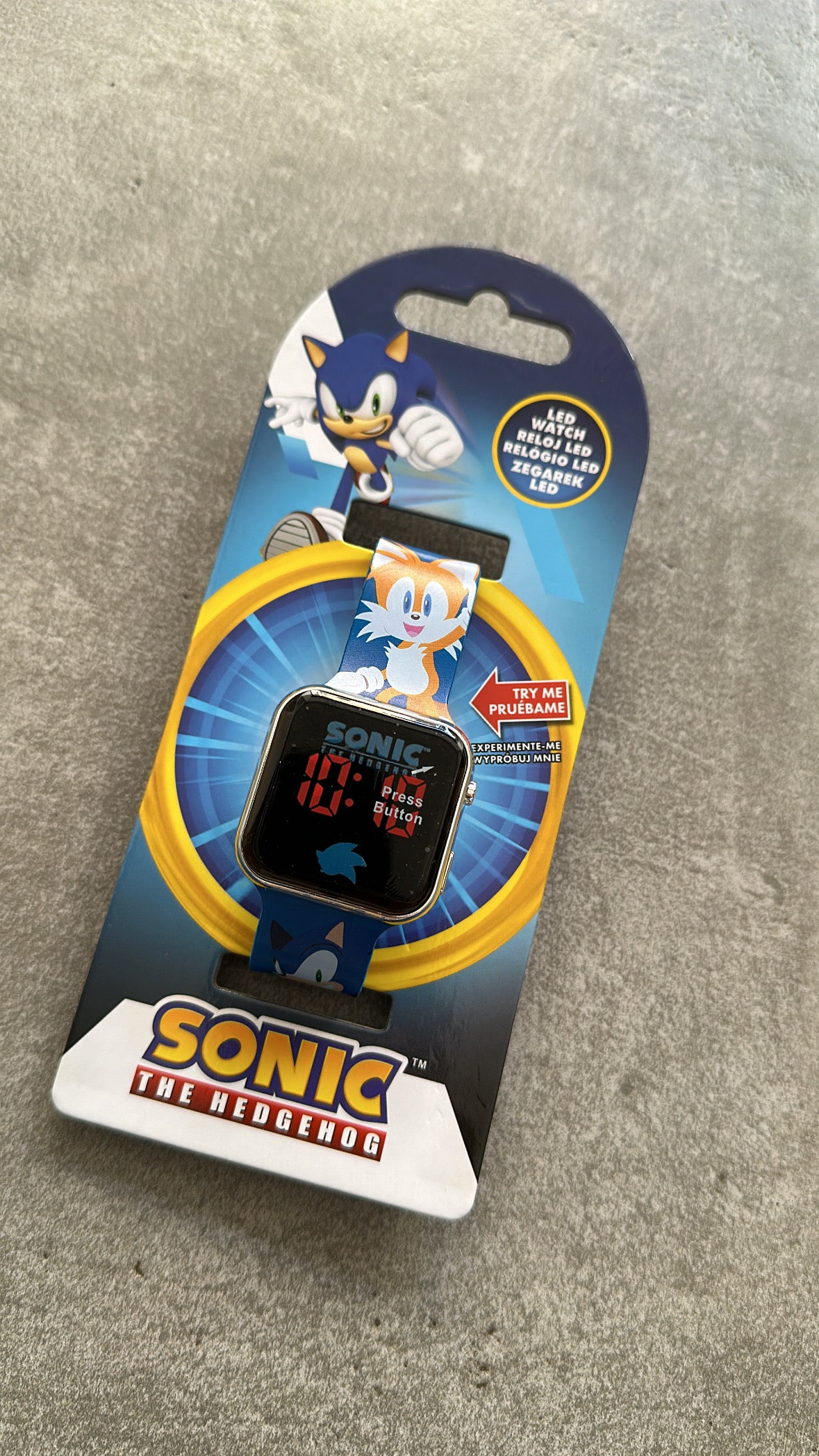 Orologio LED DISNEY - AZZURRO
