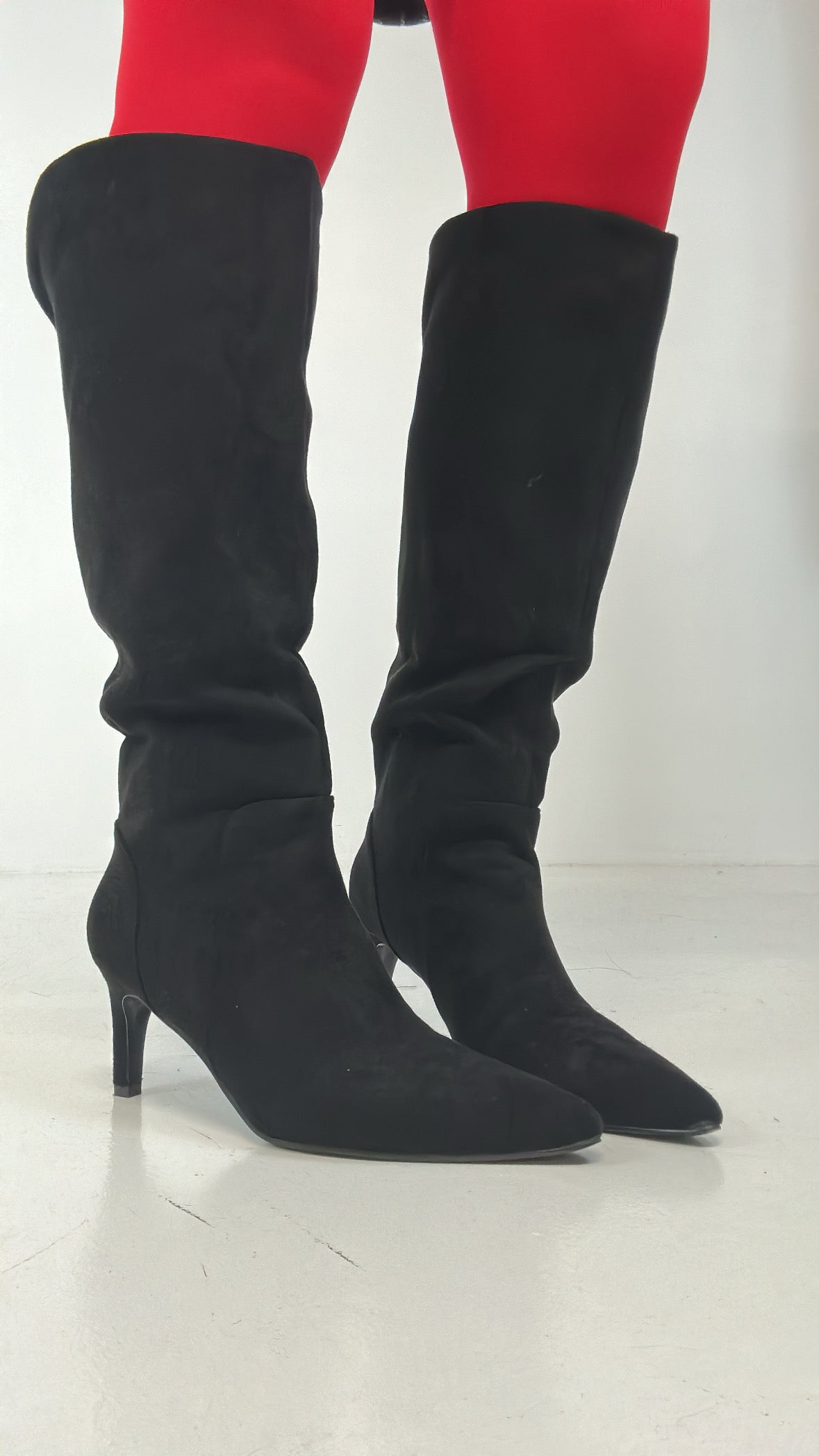 Stivale CAMOSCIO MORBIDO - NERO