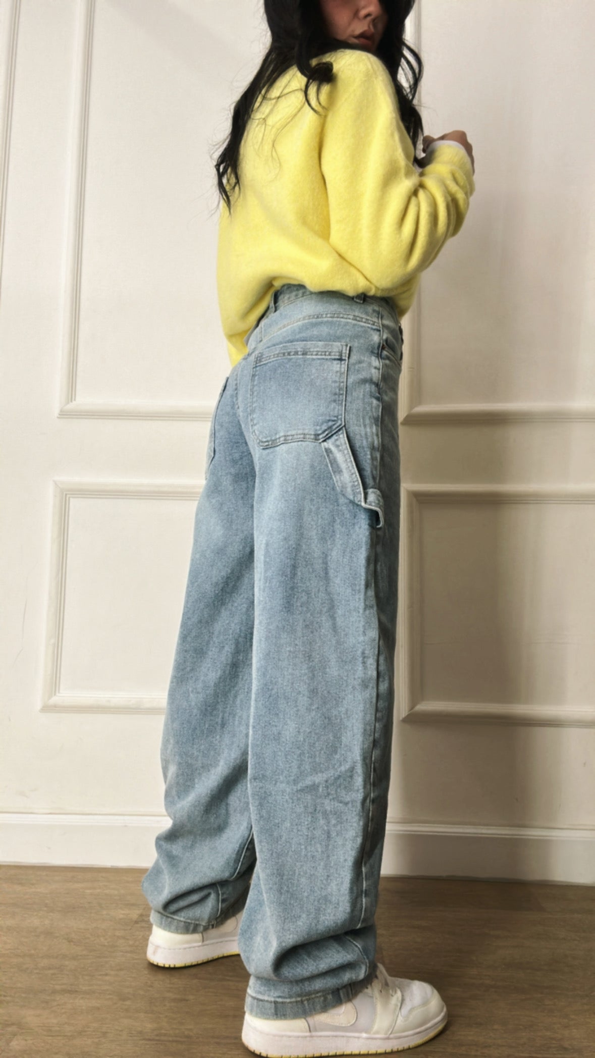 Jeans WIDE BALLON - JEANS CHIARO