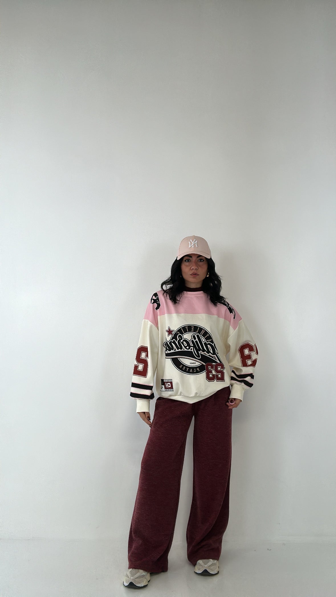 Pantalone LACCETTO LOW - BORDEAUX