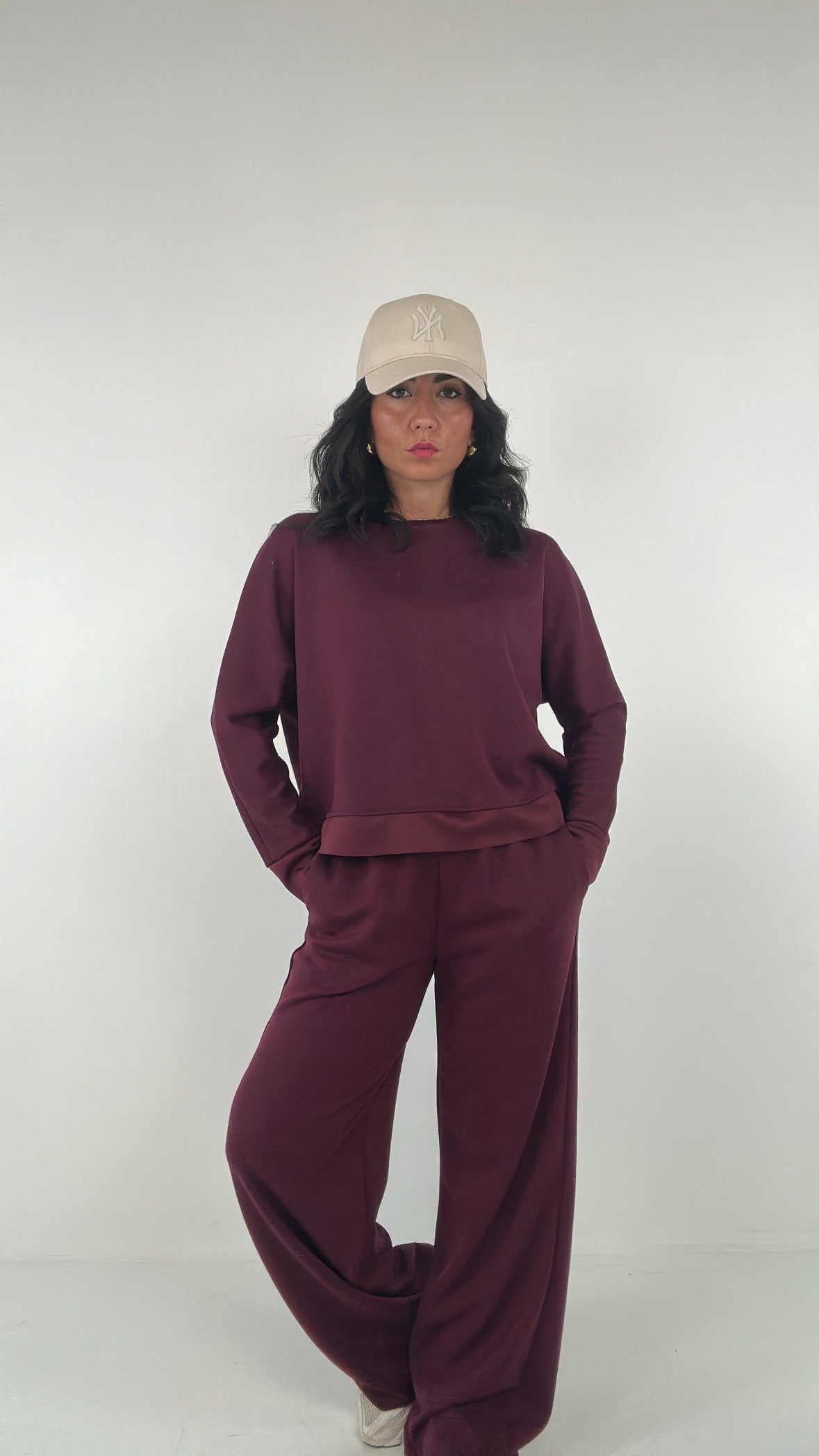 Completo TUTA BASIC - BORDEAUX