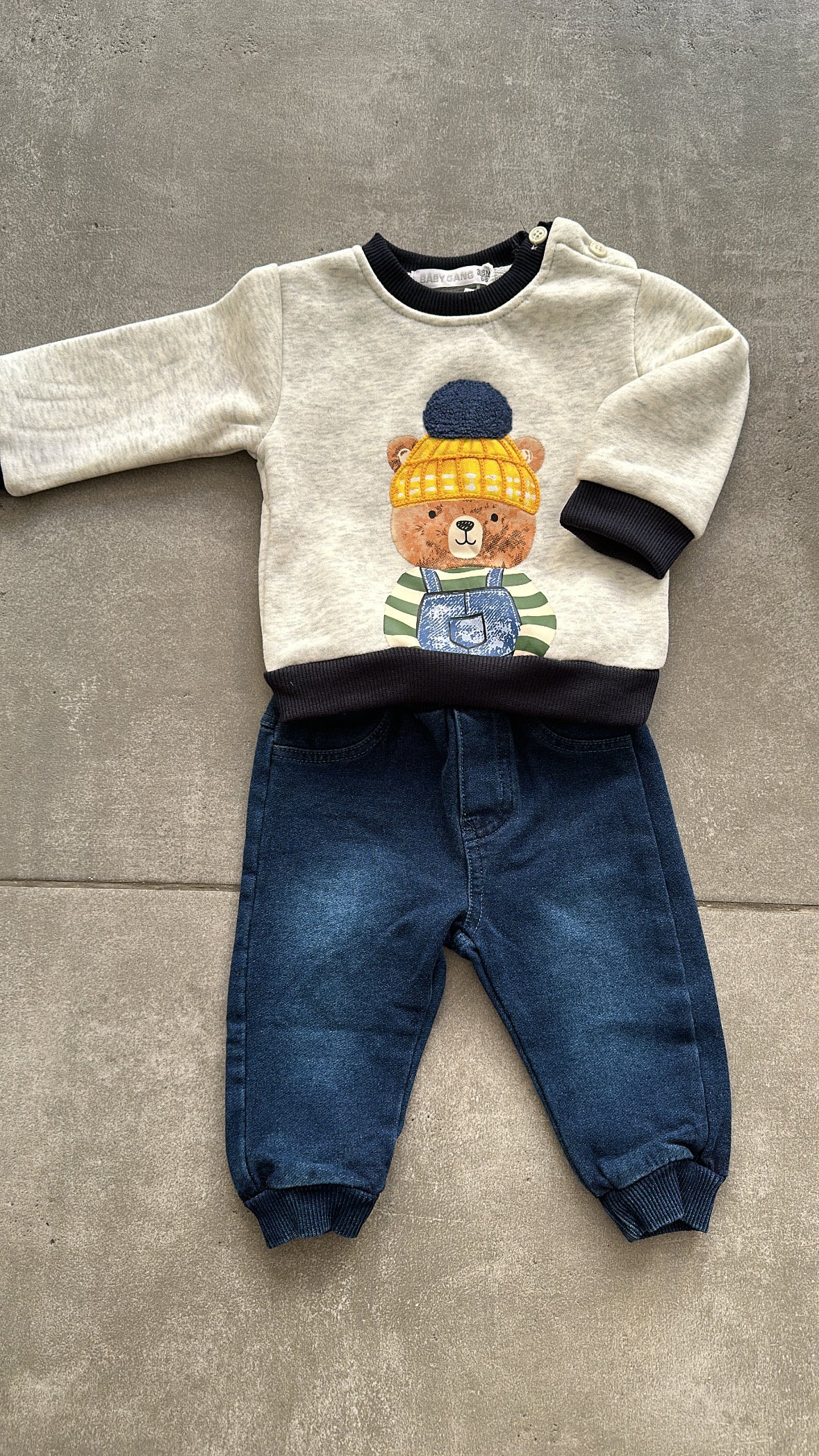 Completo ORSETTO BABY 3-18M - GRIGIO
