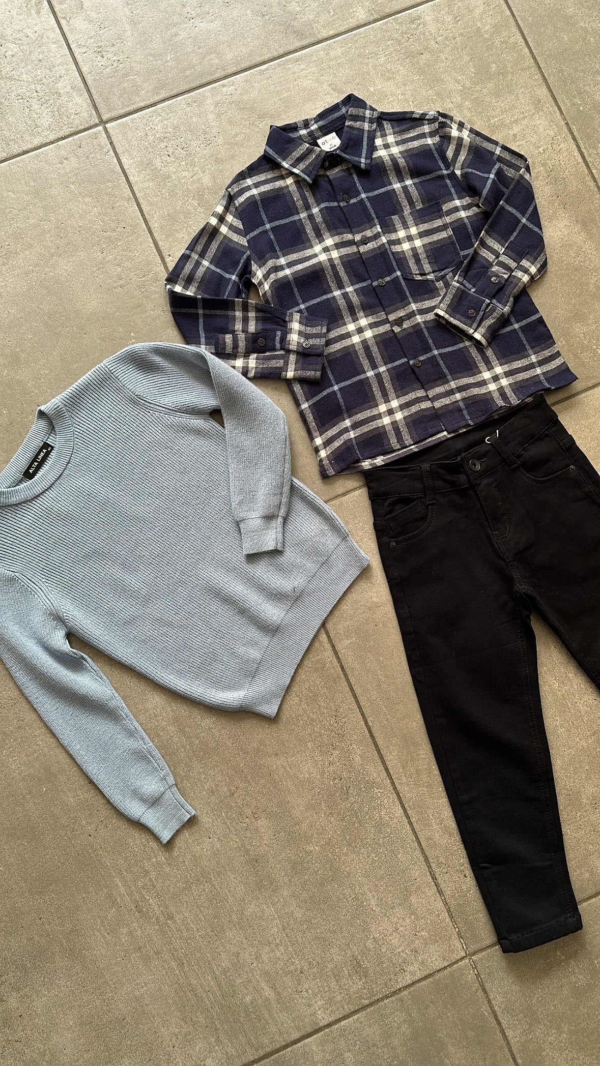 Pantalone COTONE 4-14A - BLU