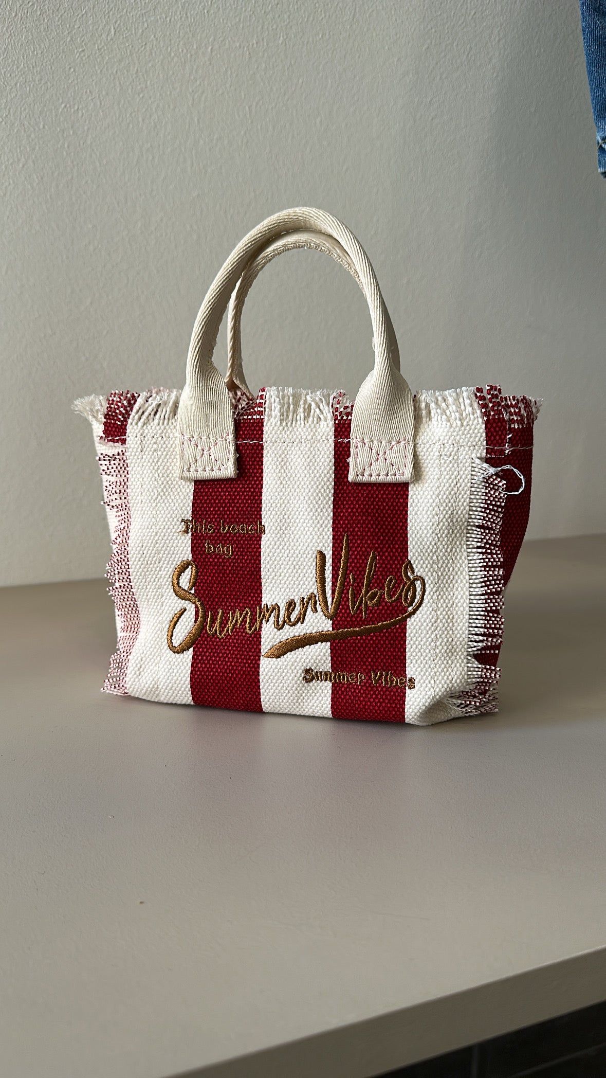 Borsa SUMMER VIBES POCCOLA - BORDEAUX