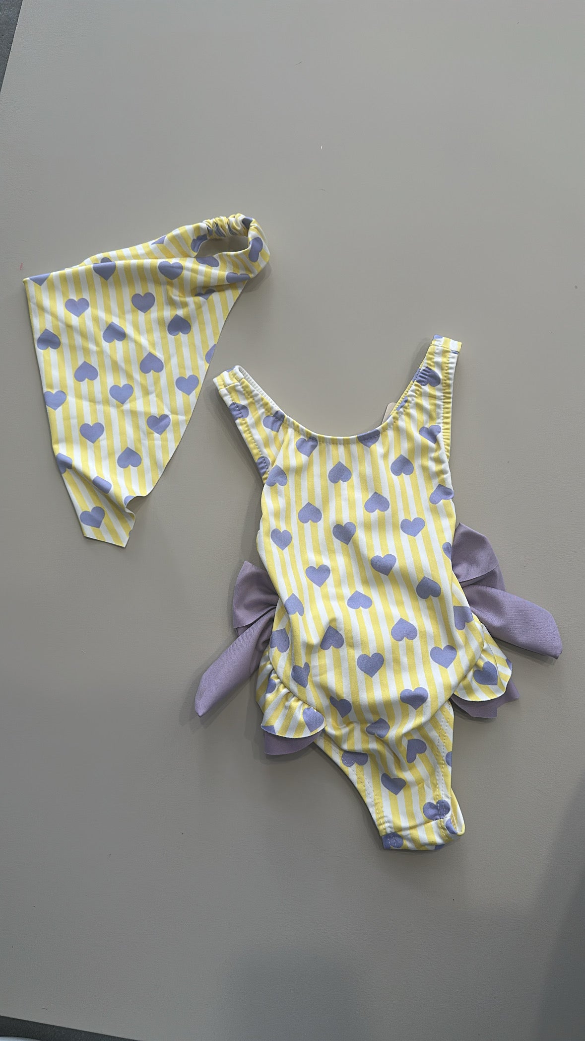 Costume INTERO CON BANDANA 2-12A - LILLA