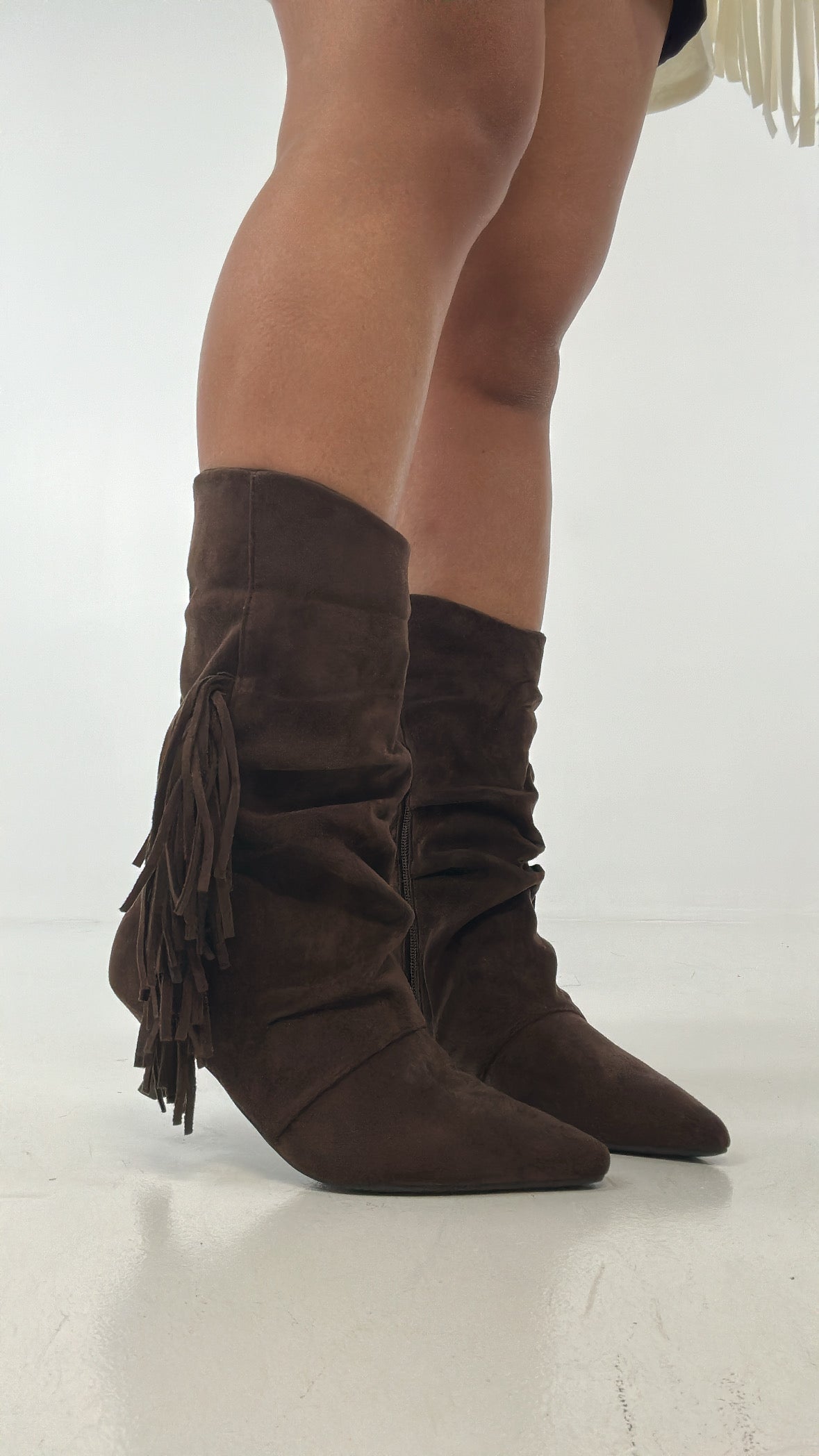 Stivaletto FRANGE - MARRONE
