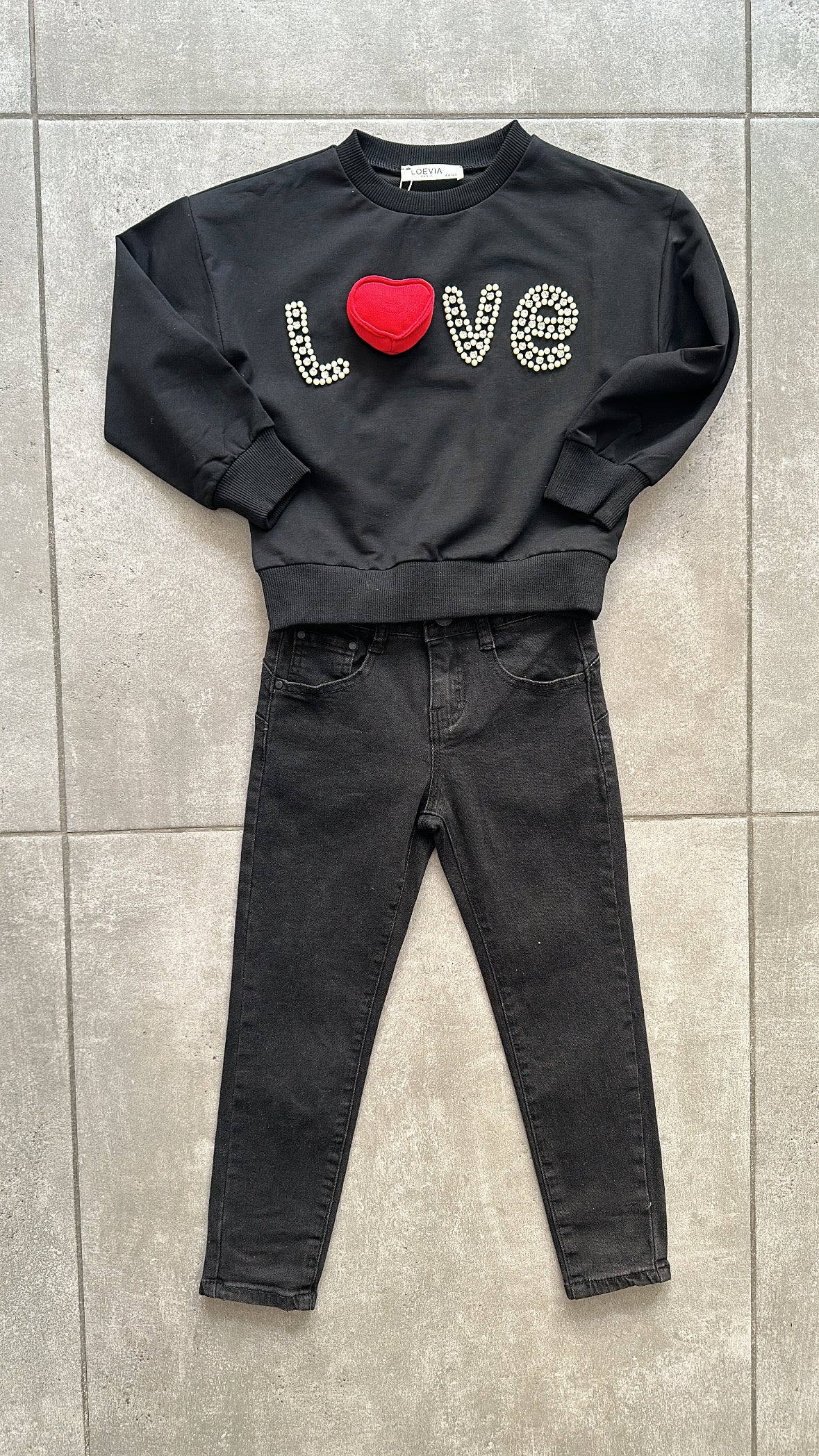 Jeans DRITTO 4-14A - NERO