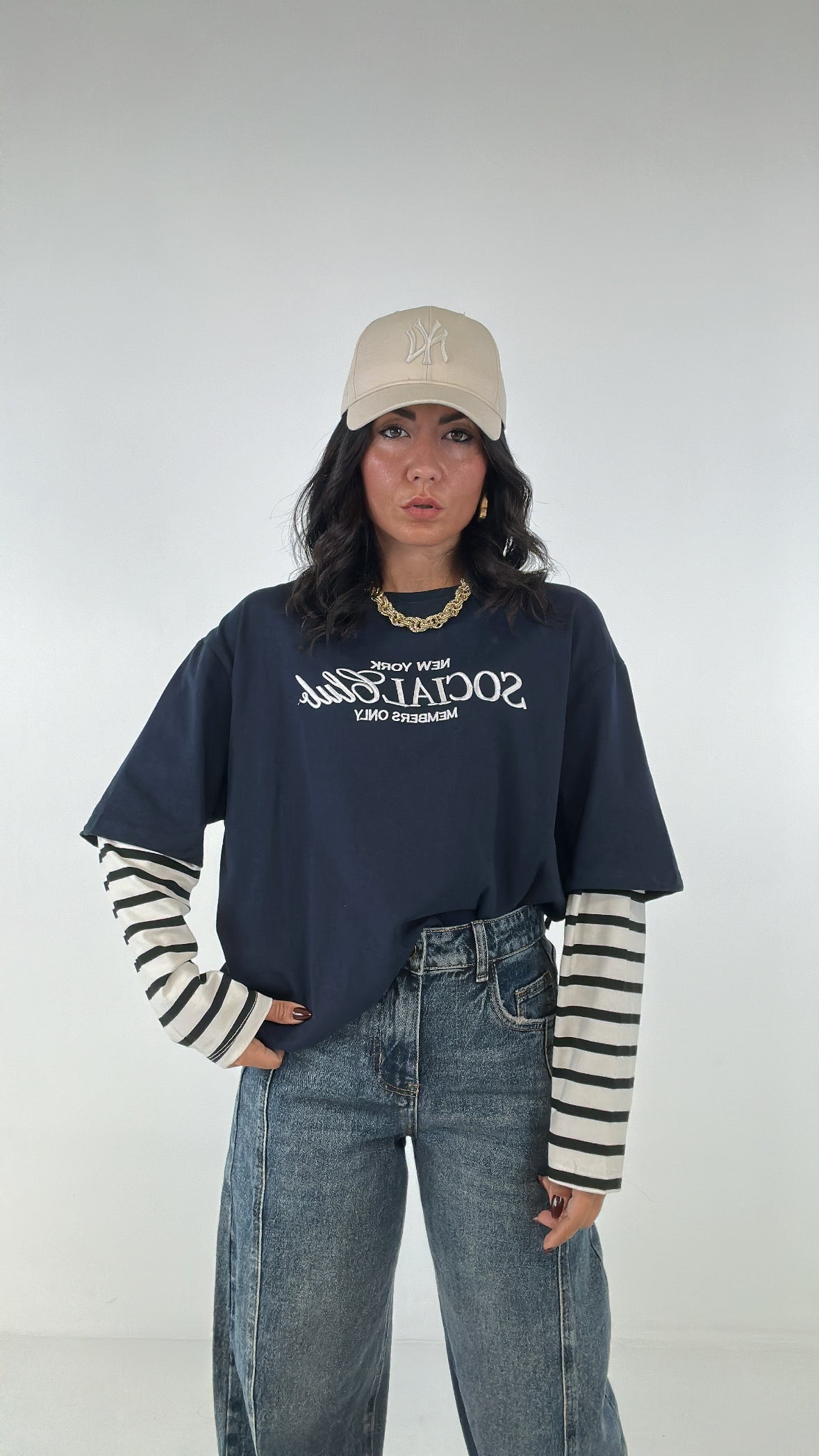 Maglia SOCIAL CLUB - BLU