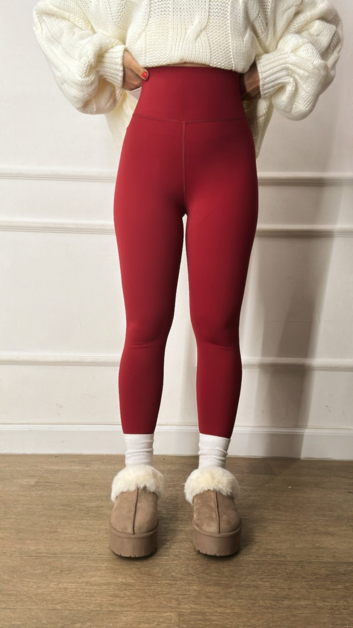 Leggins MODELLANTE - ROSSO