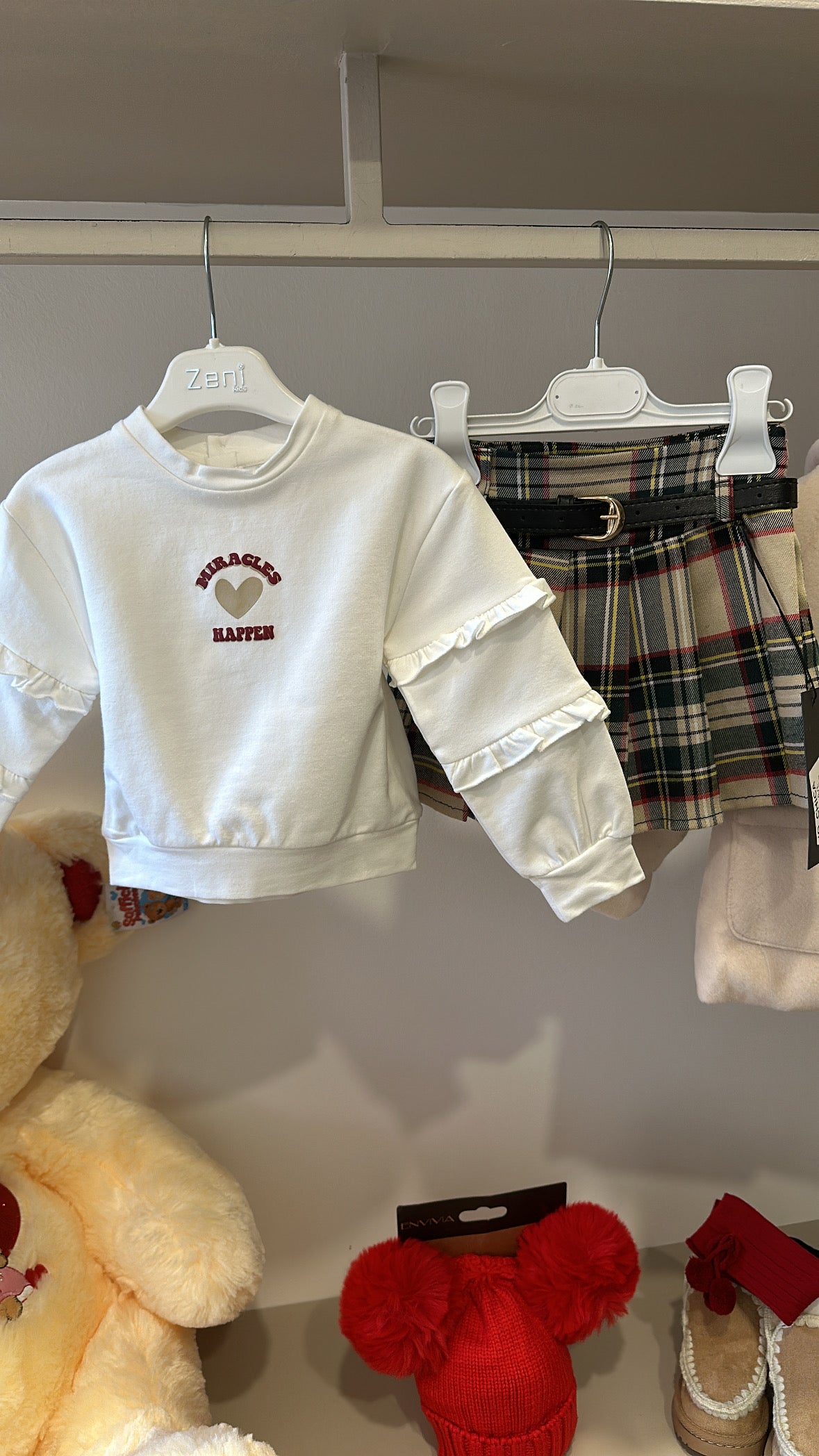 Felpa HAPPER 12-36M - BIANCO