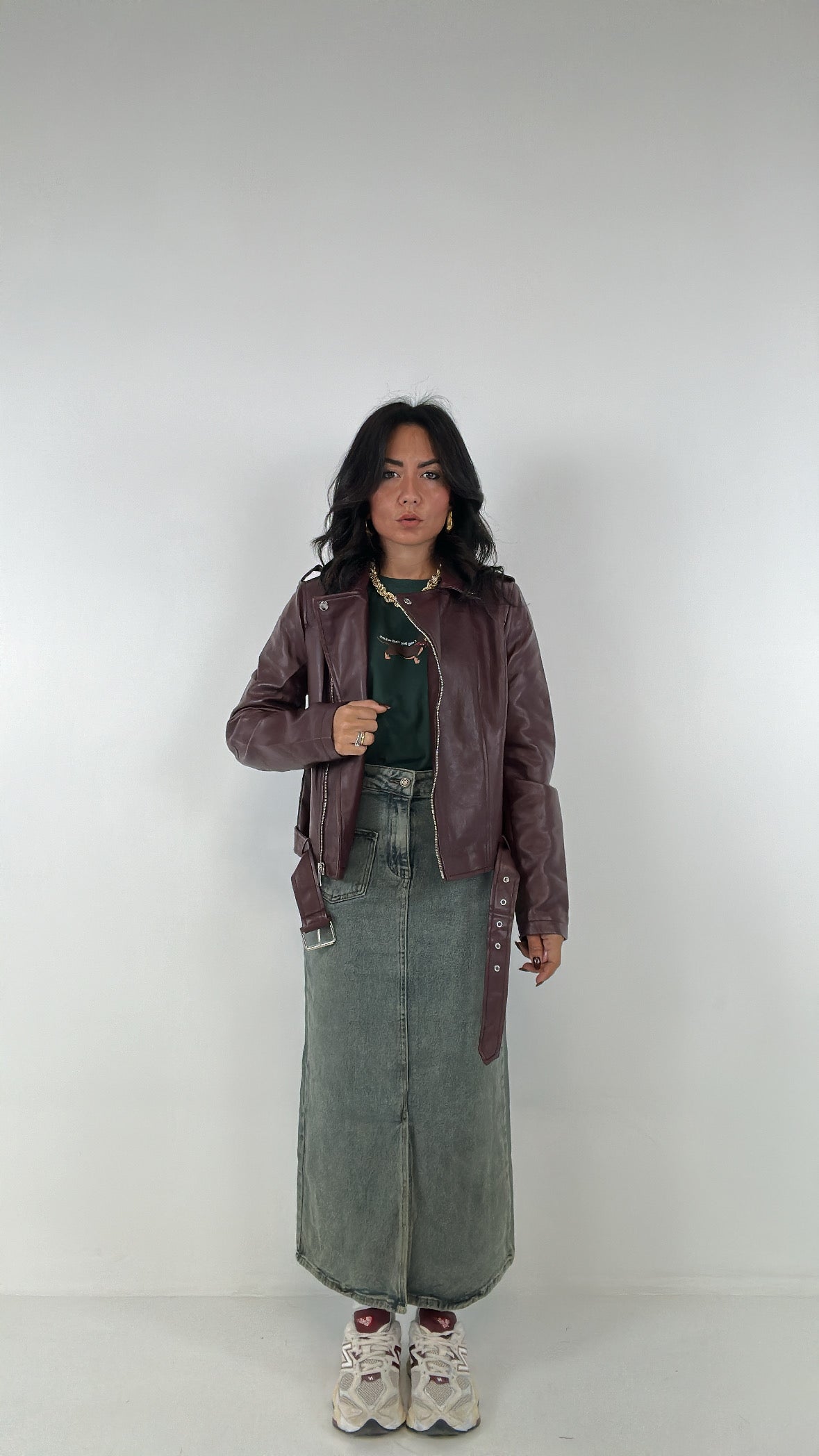 Gonna midi VINTAGE - JEANS