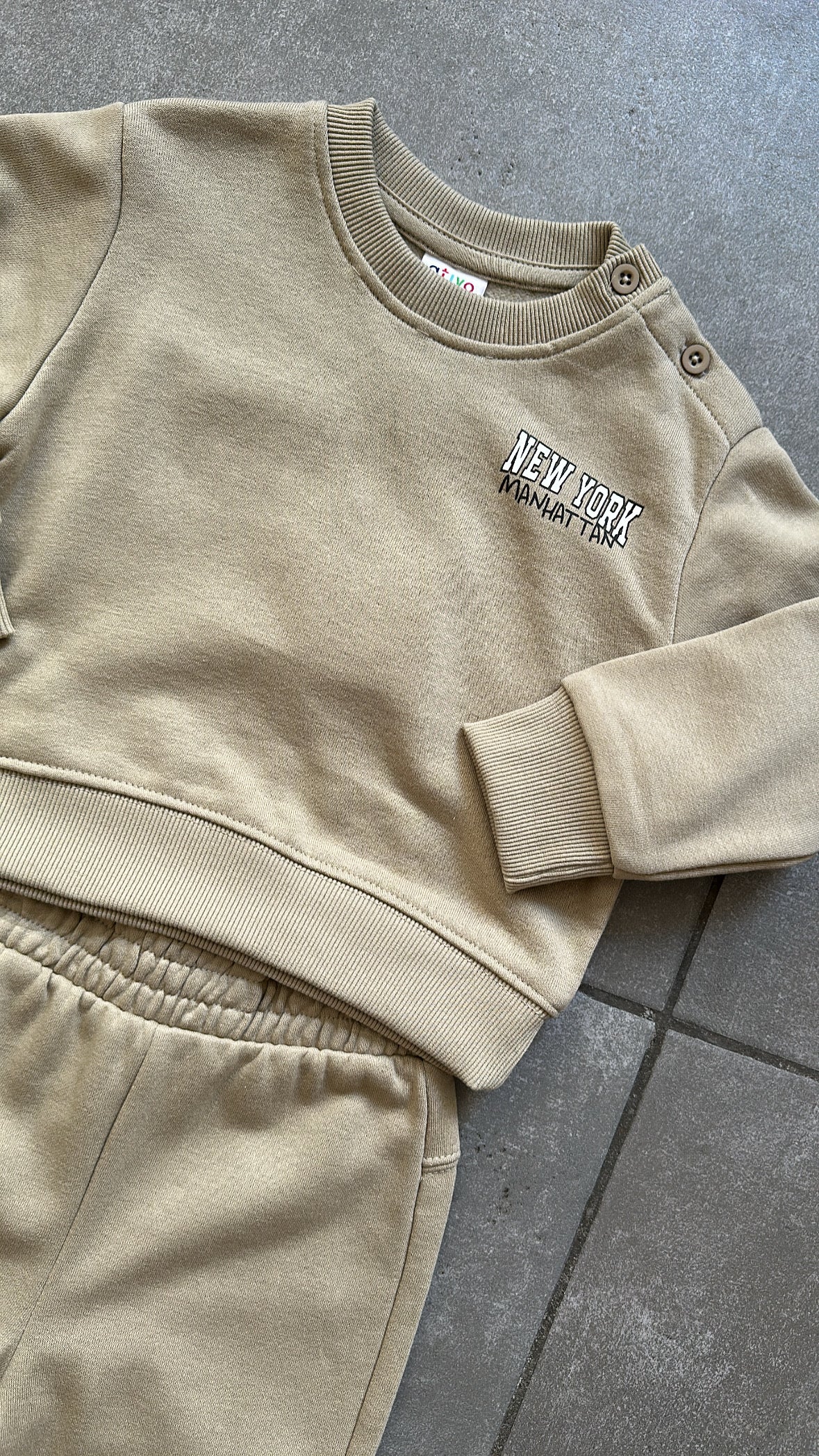 Tuta NEW YORK 6-36M - BEIGE