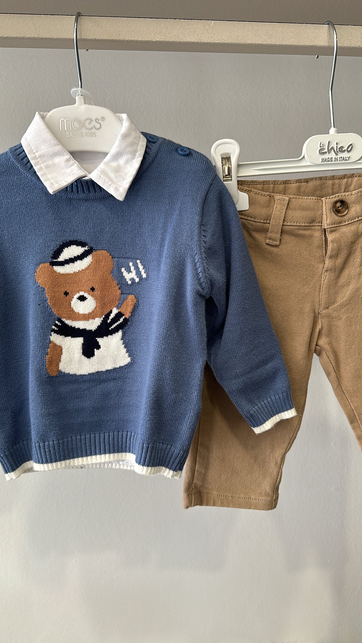 Completo ORSETTO HI 3-18M - BLU