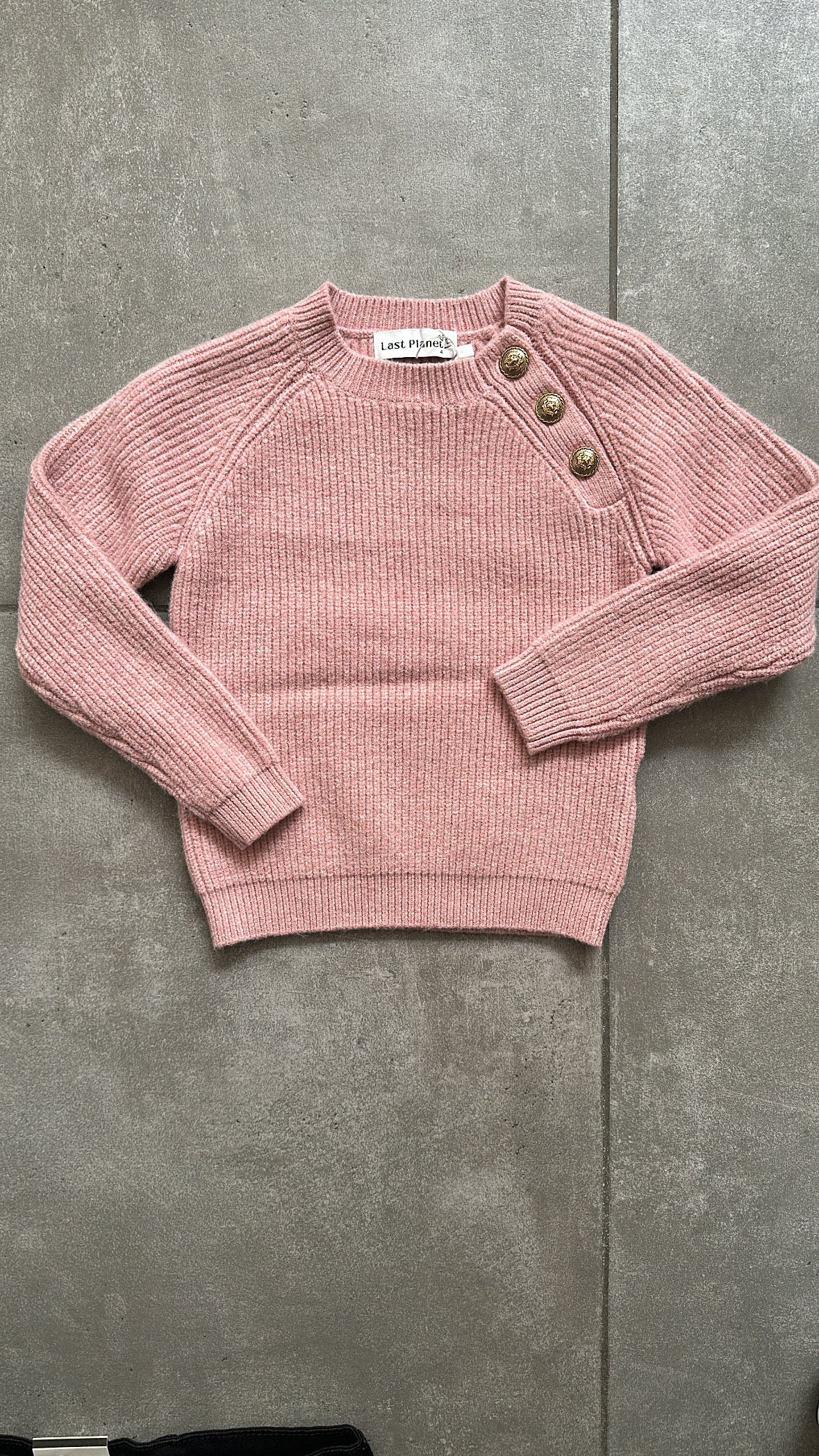 Pull BOTTONCINI 4-12A - ROSA