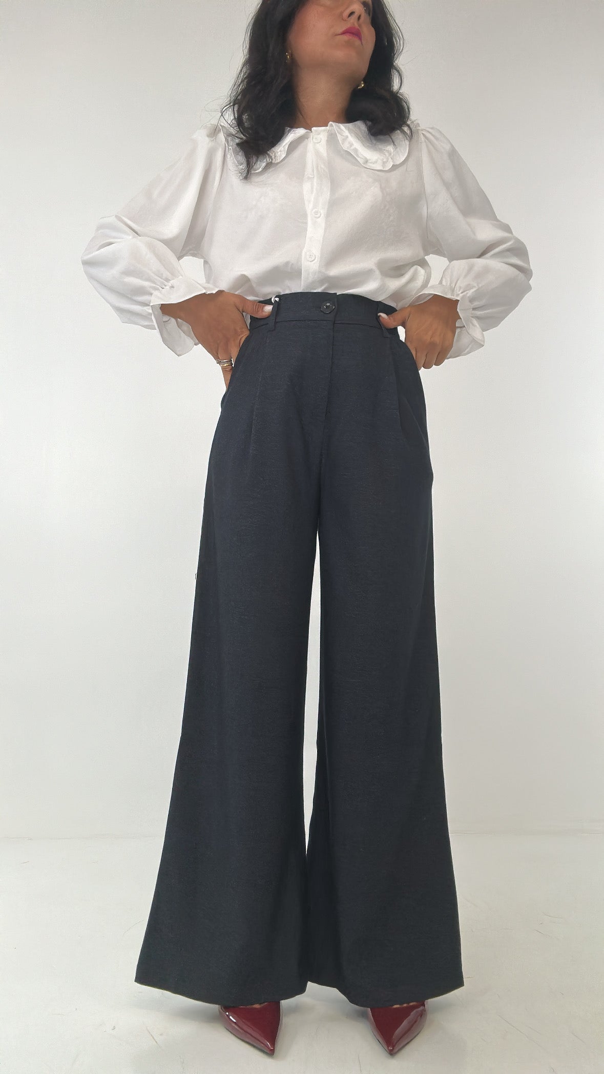 Pantalone PALAZZO NEW - BLU