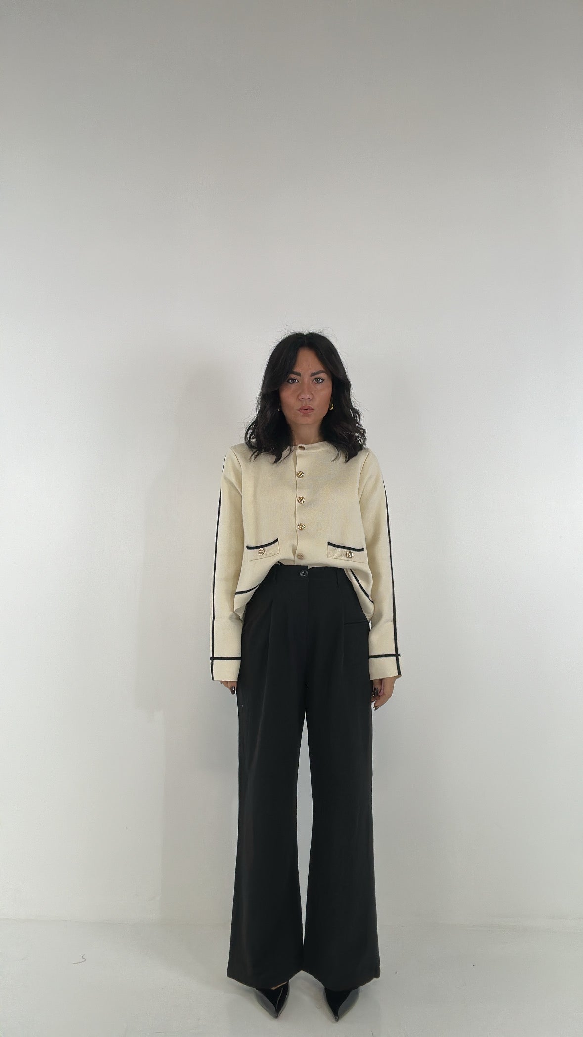 Pantalone PALAZZO PENCE - NERO
