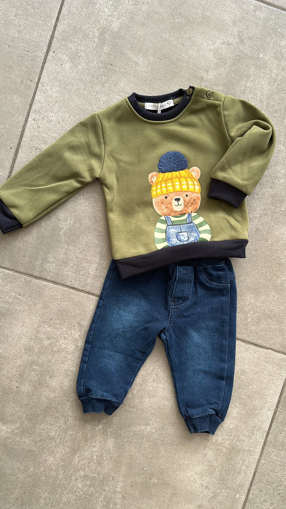 Completo ORSETTO BABY 3-18M - VERDE