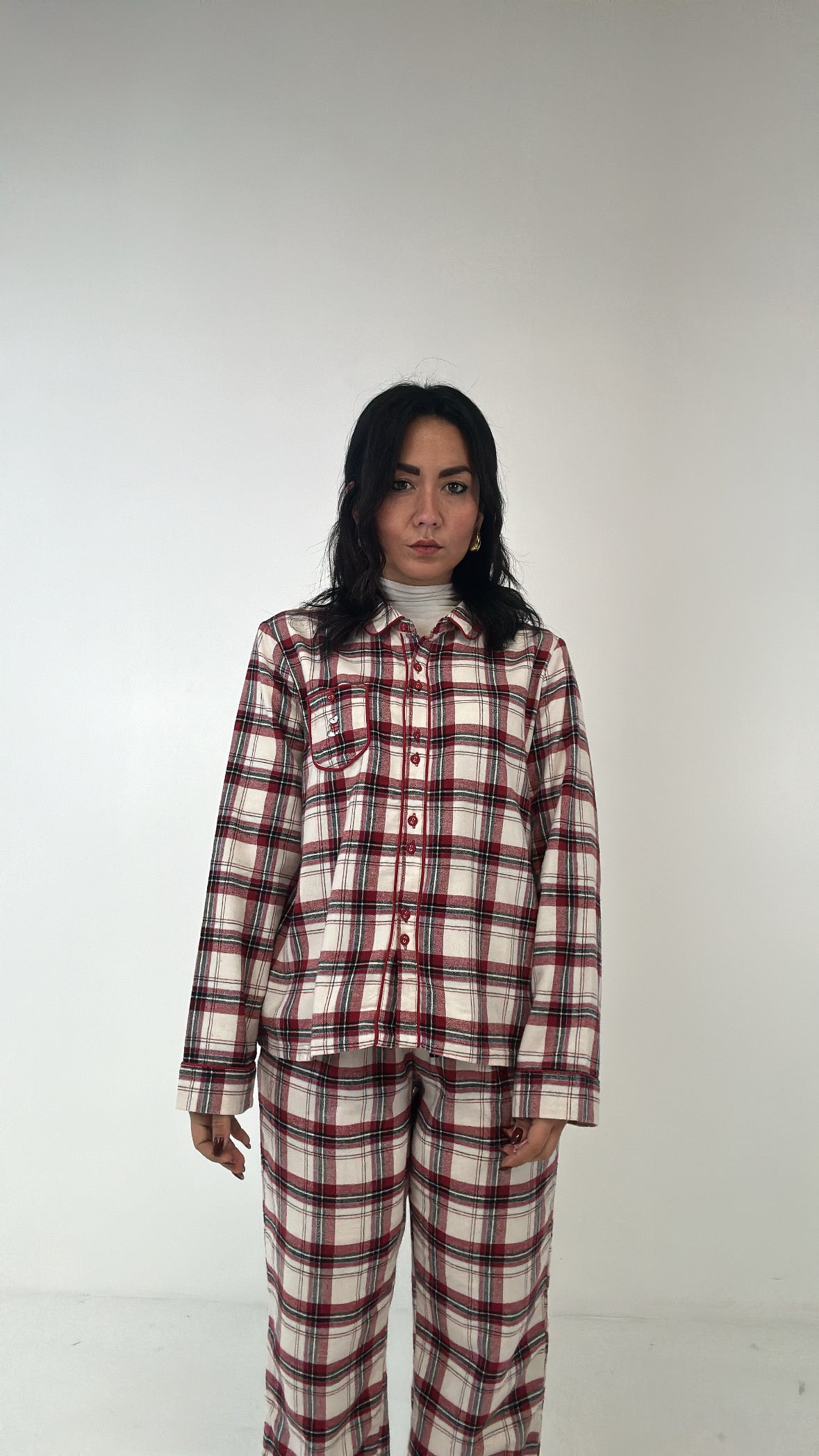 Pigiama UOMO DONNA SCOZZESE - BIANCO