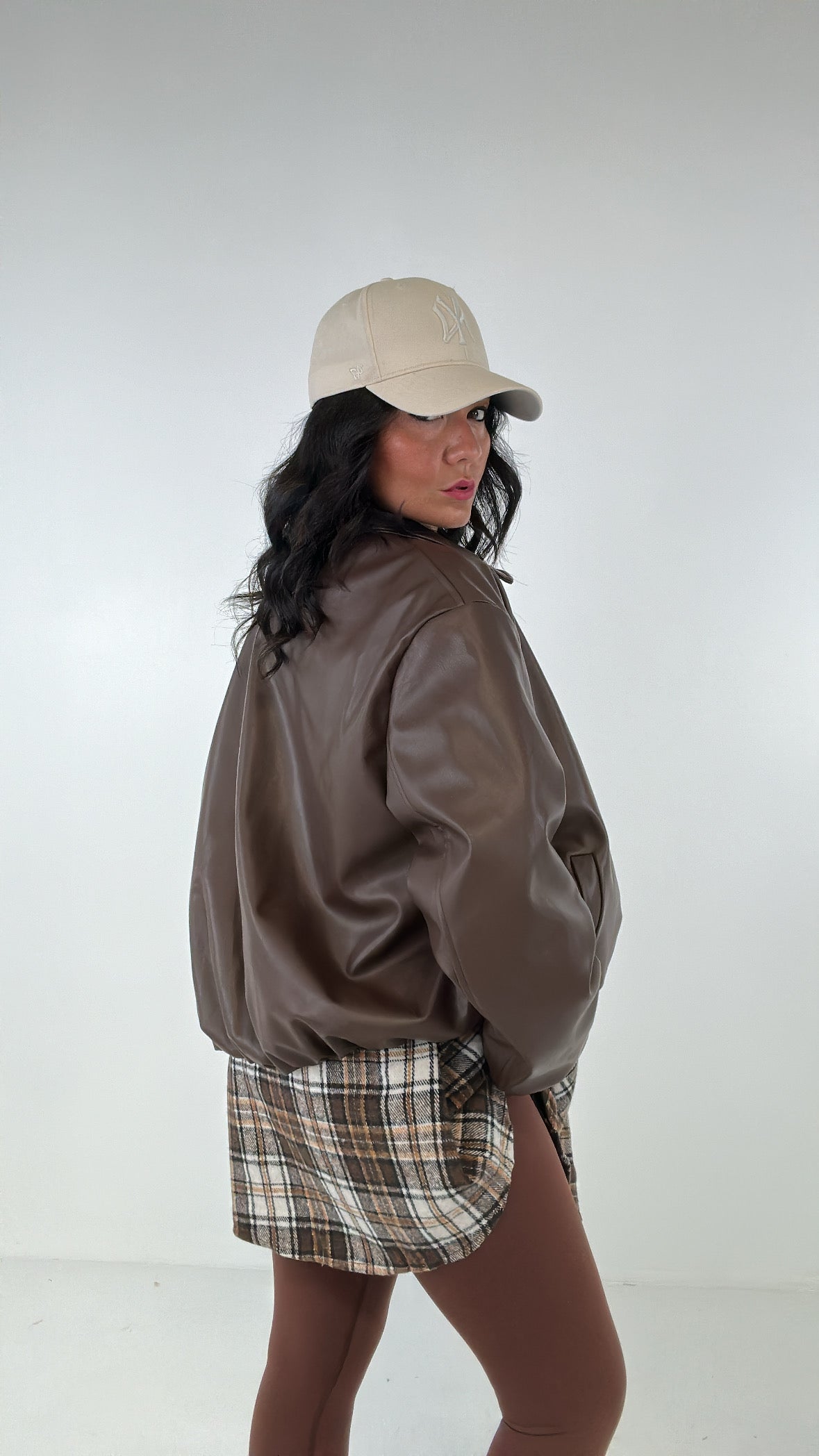 Bomber ECOPELLE GIO' - MARRONE