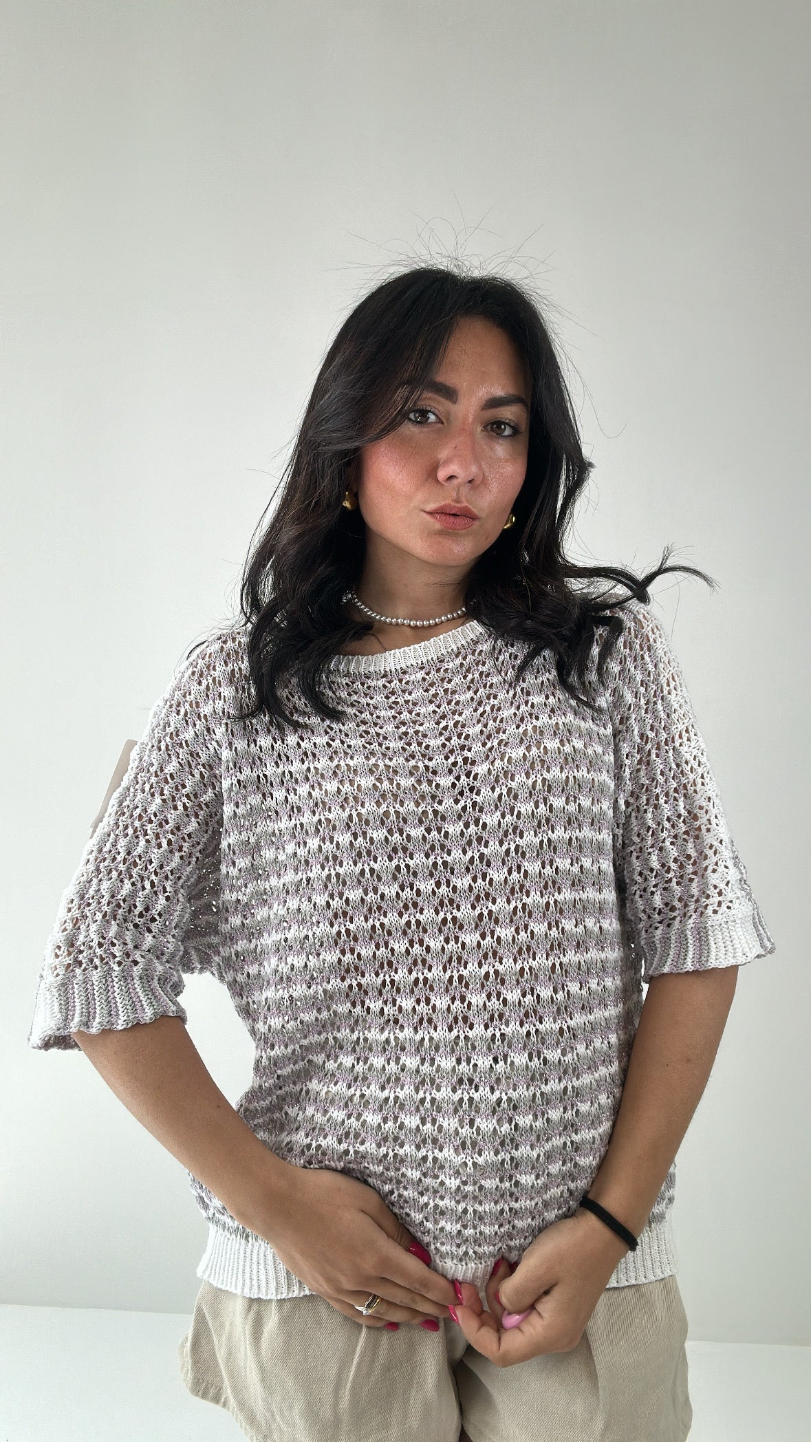Maglia IN FILO LUX - LILLA