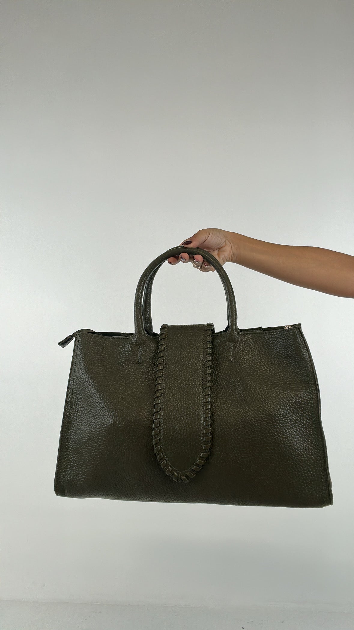 Borsa BIG RETT - VERDE MILITARE
