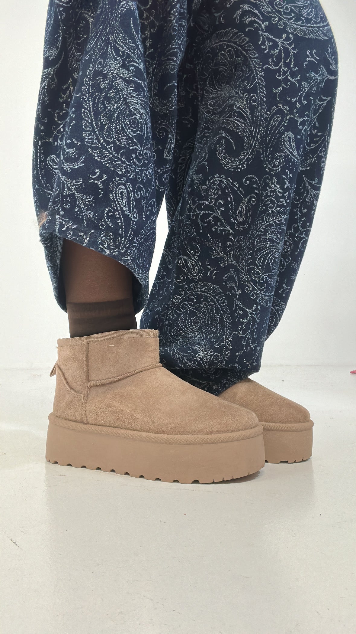 SCARPONE UGGY - KHAKI