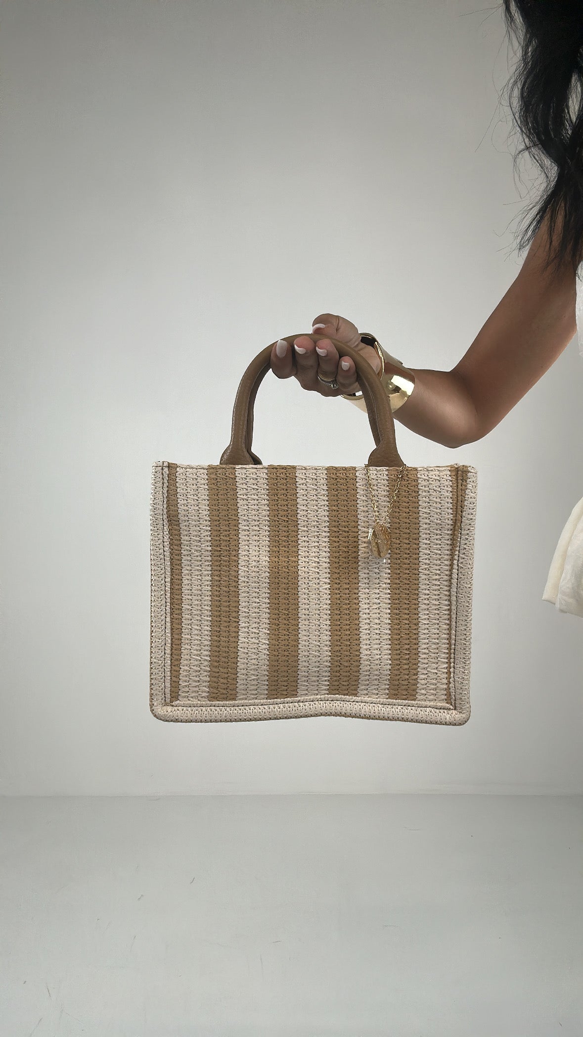 Borsa RIGA BICOLOR - CAMMELLO