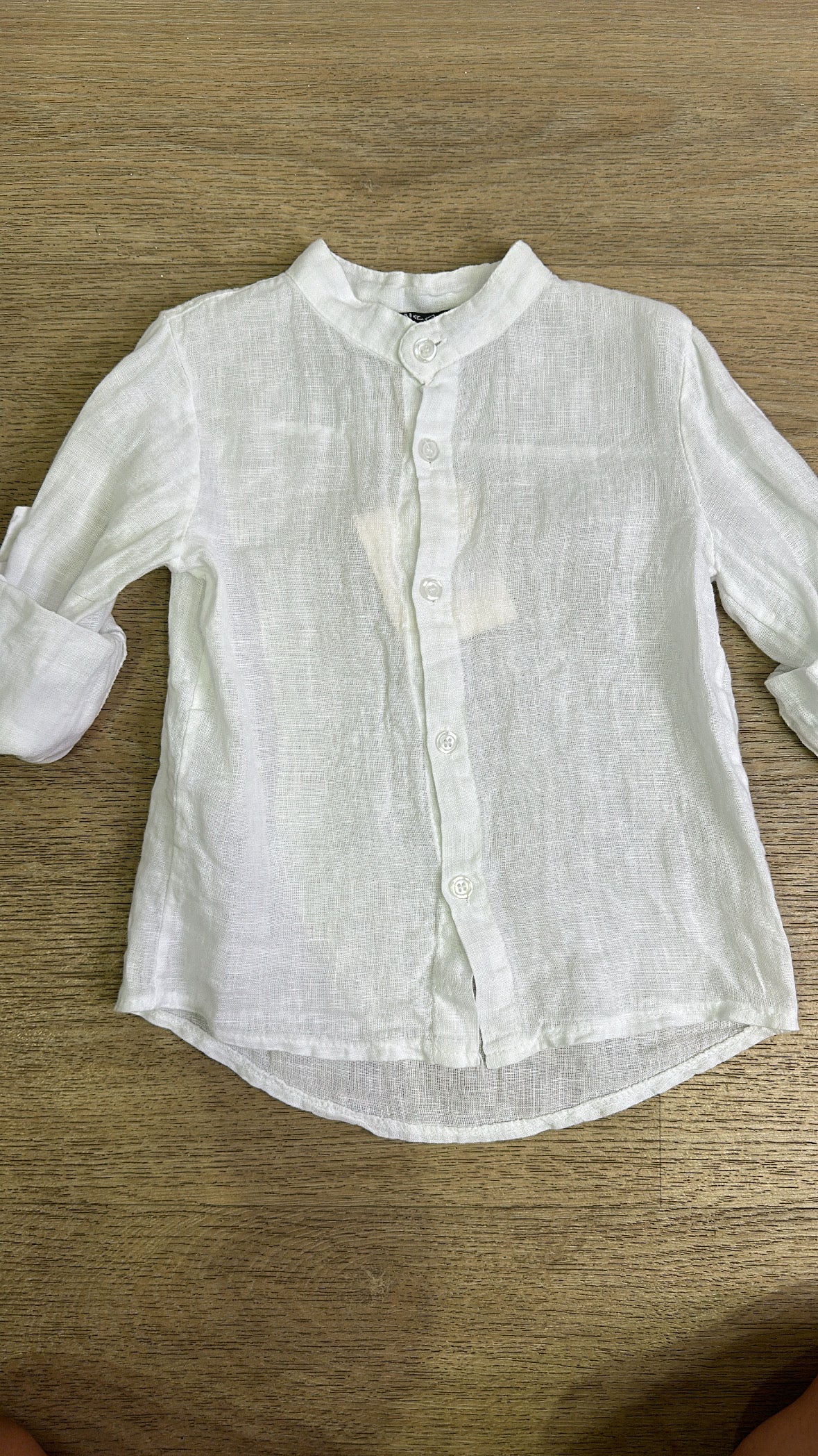 Camicia LINO 4-14 - BIANCO