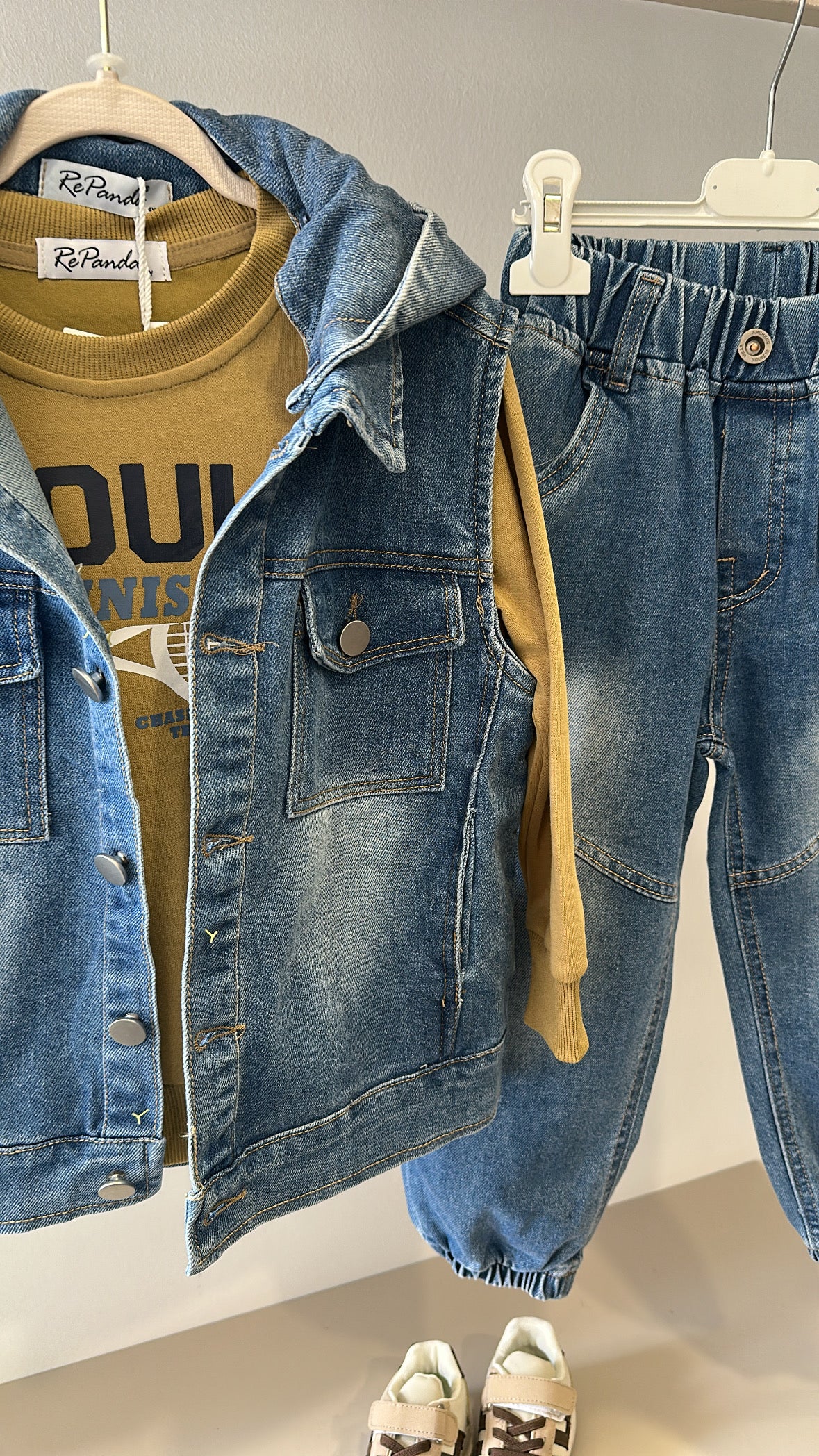 Coompleto IN JEANS SMANICATO 4-12A - JEANS