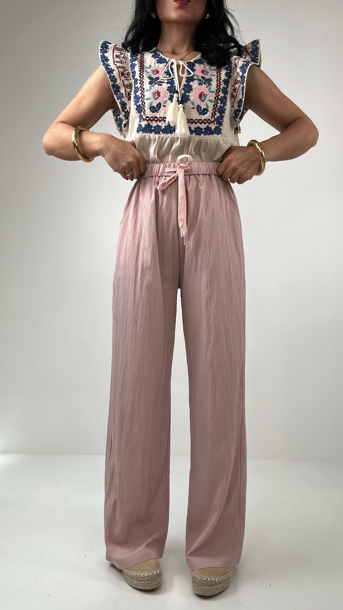 Pantalone LACCETTO SUMMER - ROSA