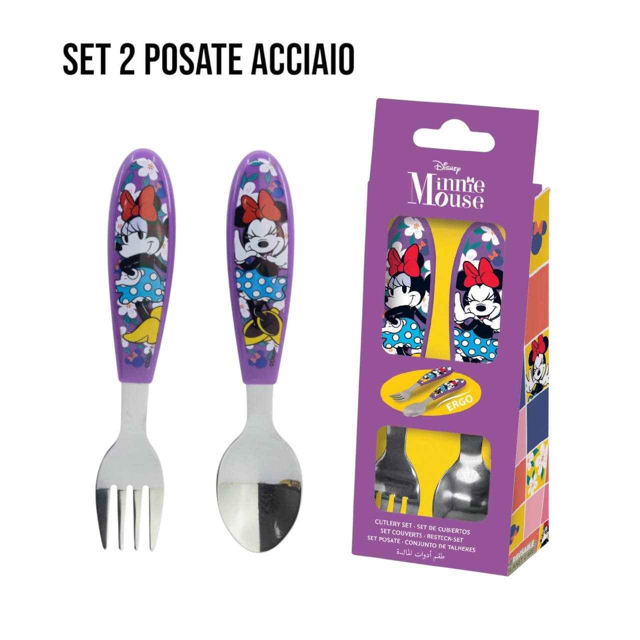Set POSATE ACCIAIO - PORPORA