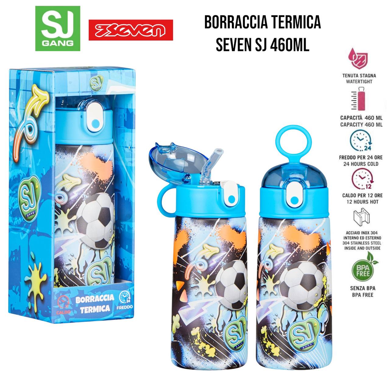 Borraccia TERMICA ACCIAIO - VERDE