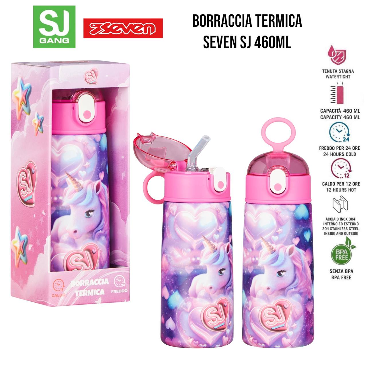 Borraccia TERMICA ACCIAIO - LILLA
