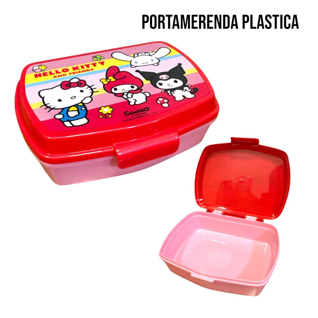 Porta MERENDA IN PLASTICA - ROSA CIPRIA